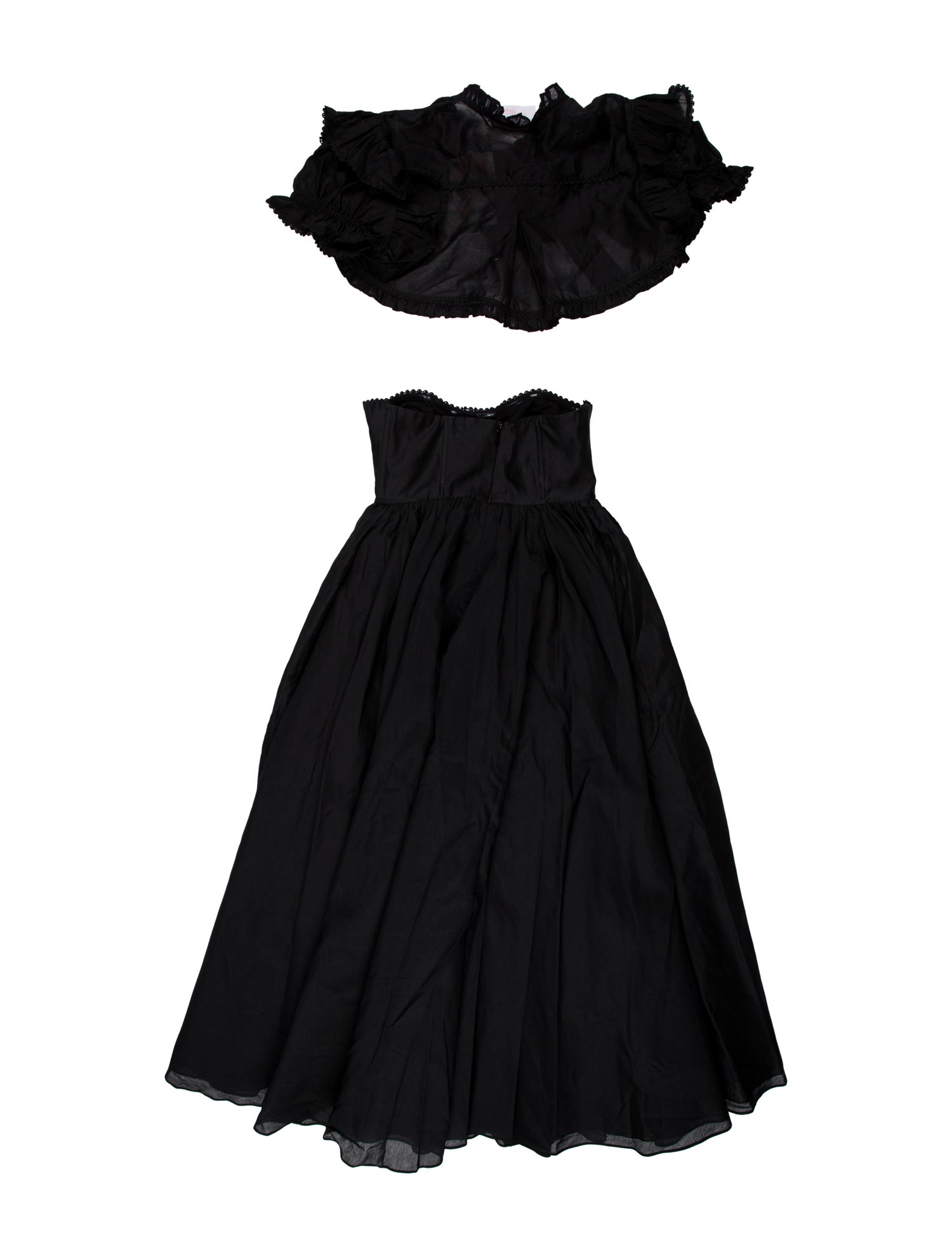 Selkie Ruffle Embellishment Dress Set