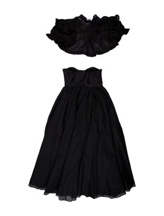 Selkie Ruffle Embellishment Dress Set