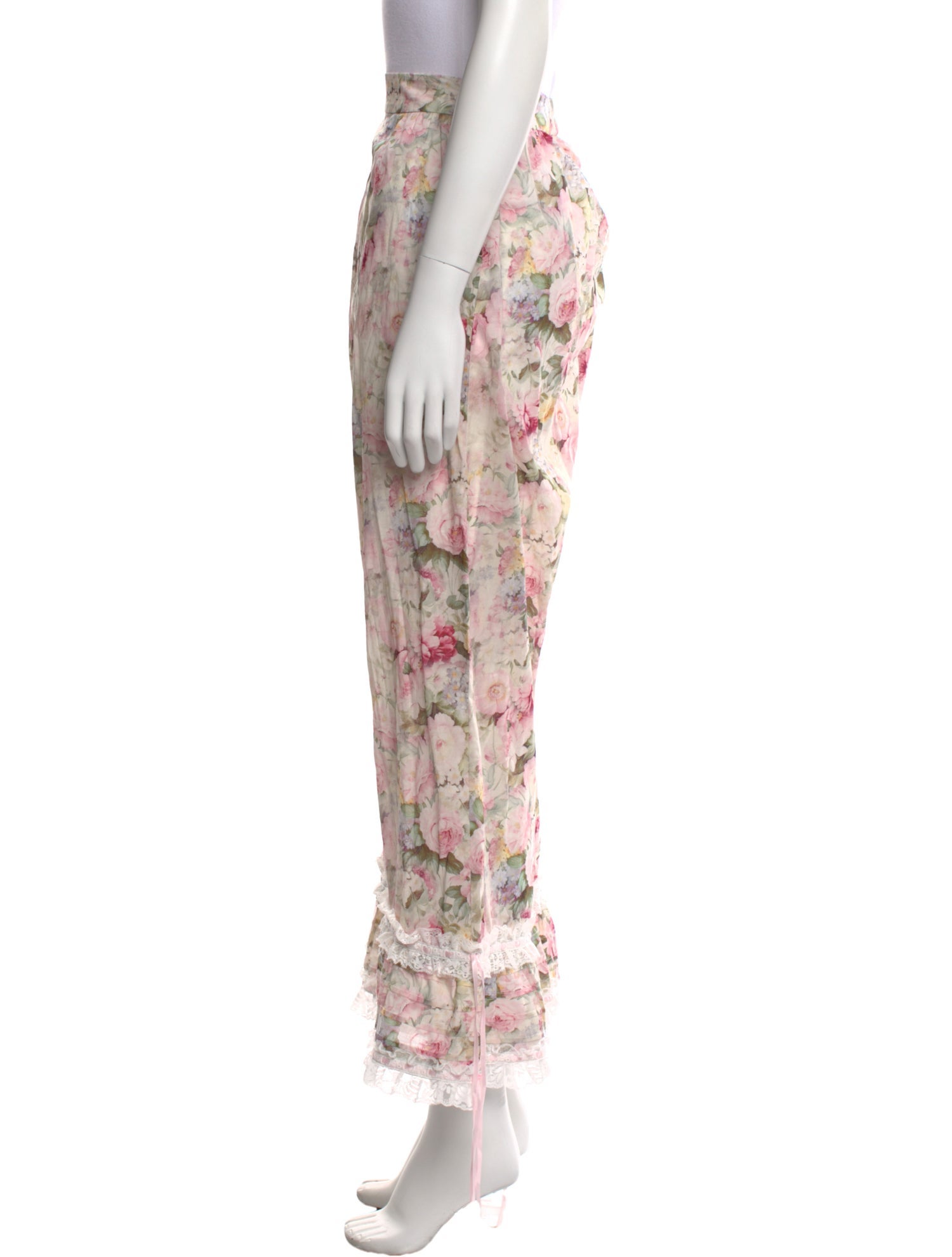 Selkie Floral Print Wide Leg Pants