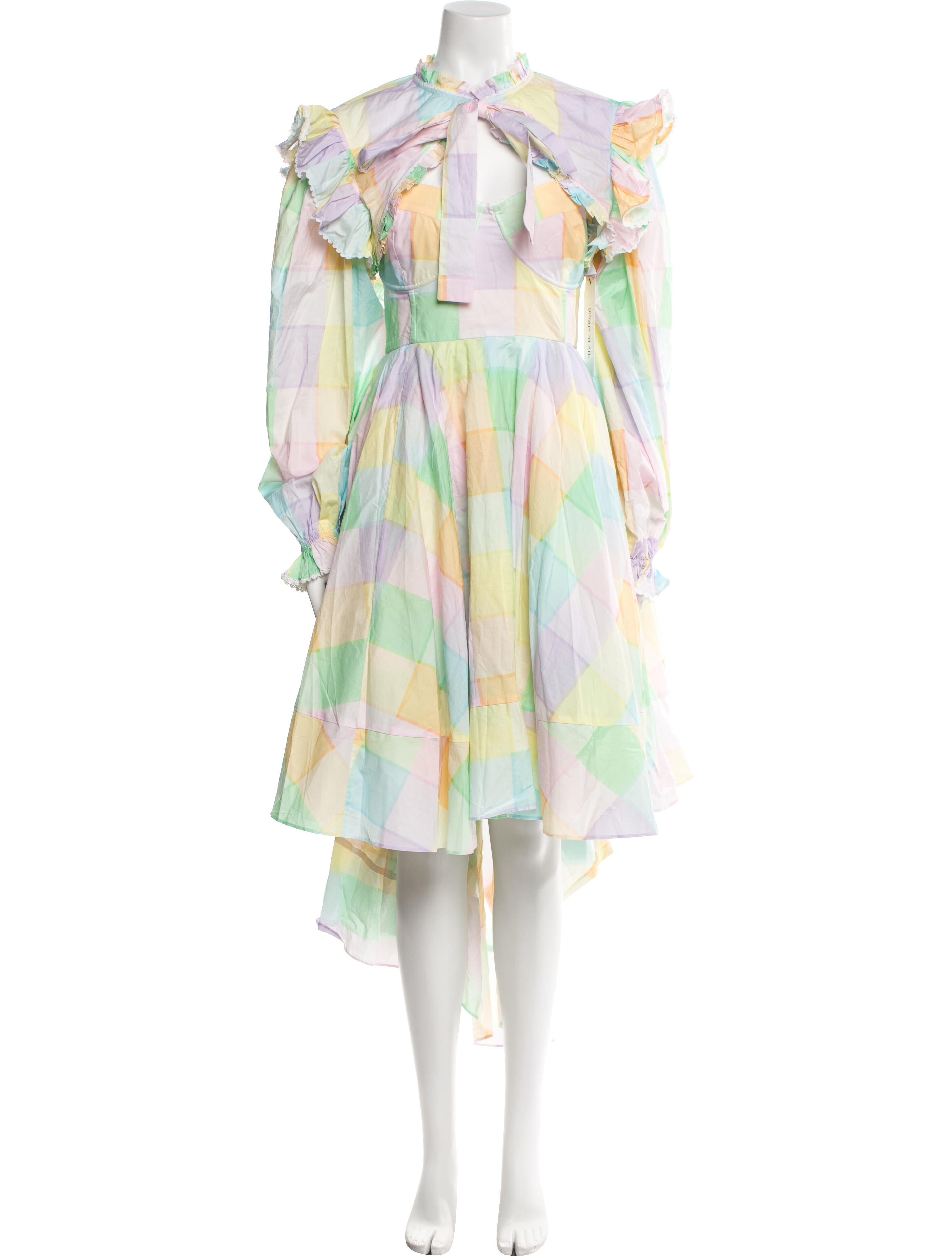 Selkie Colorblock Pattern Dress Set