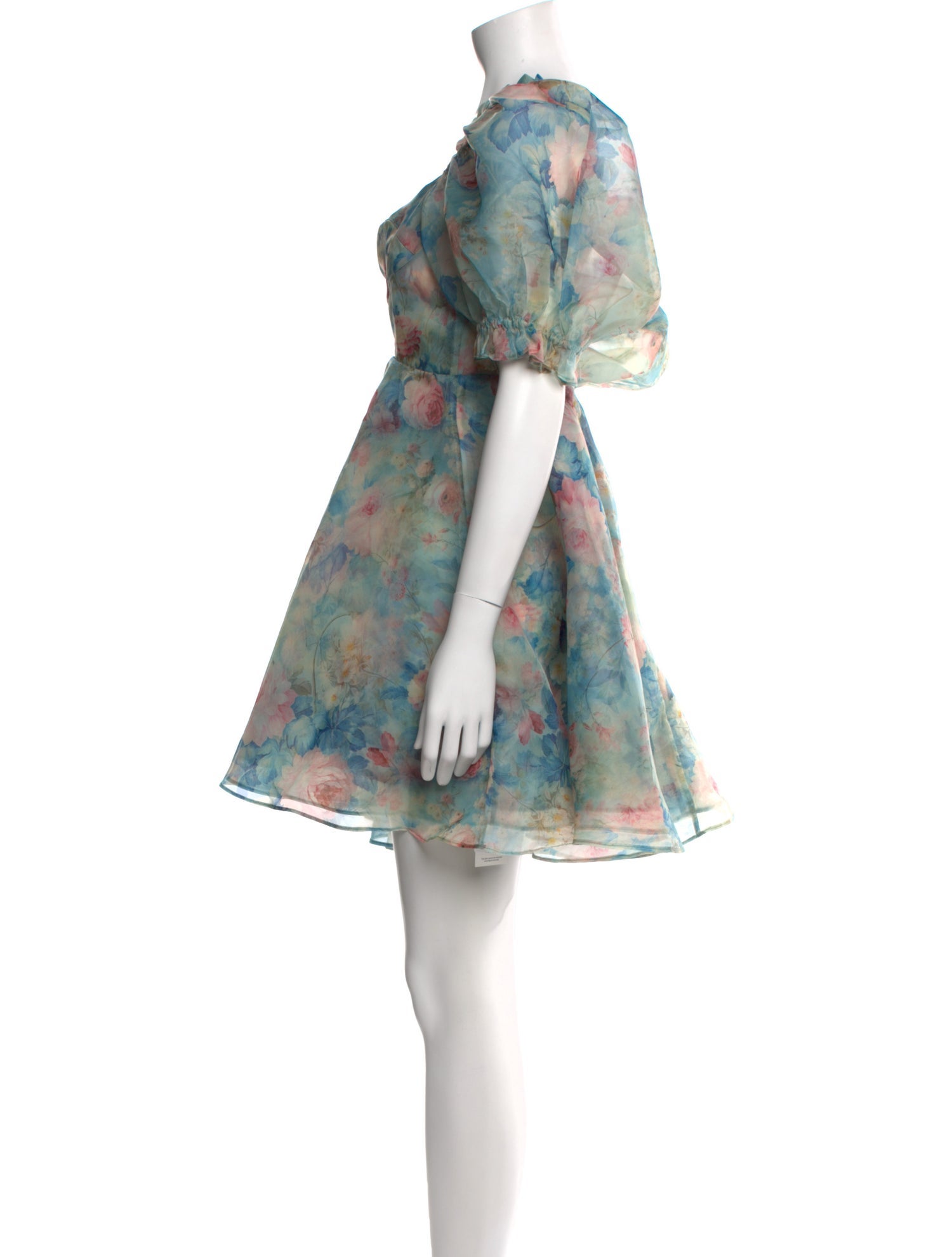 Selkie Floral Print Mini Dress