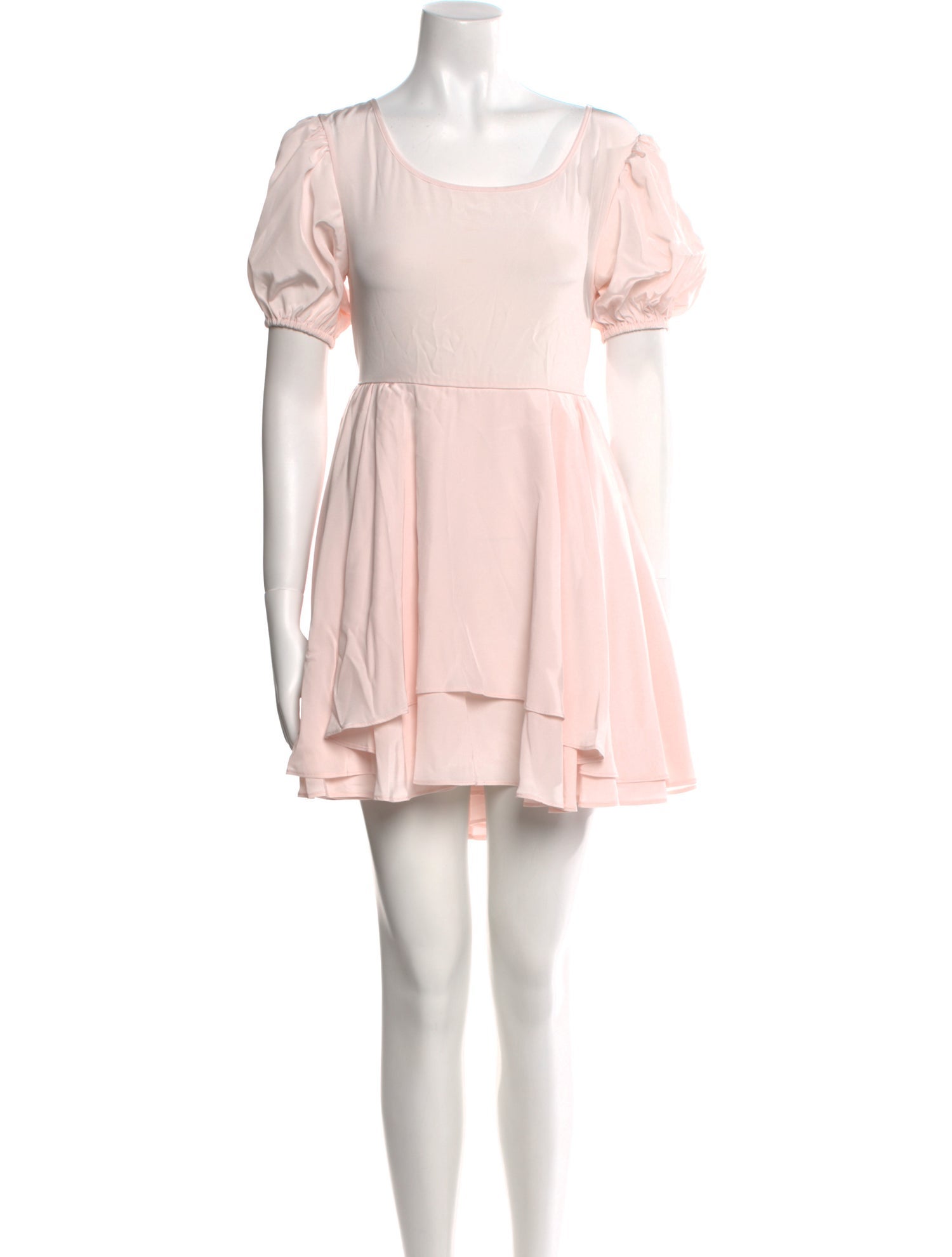 Selkie Scoop Neck Mini Dress