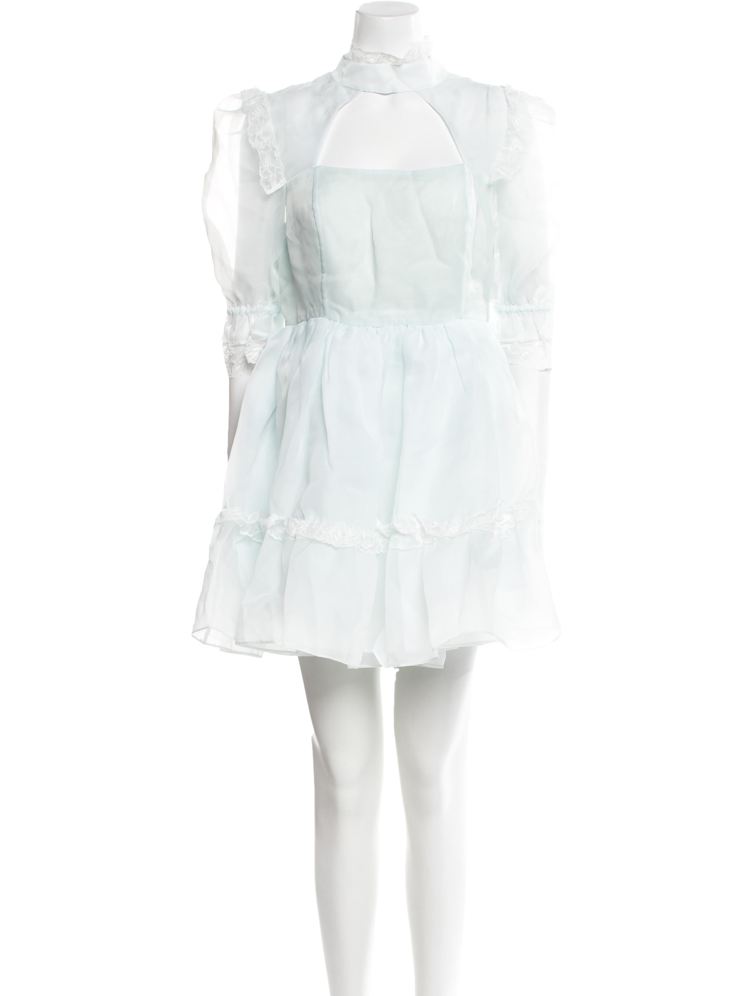 Selkie Square Neckline Mini Dress w/ Tags