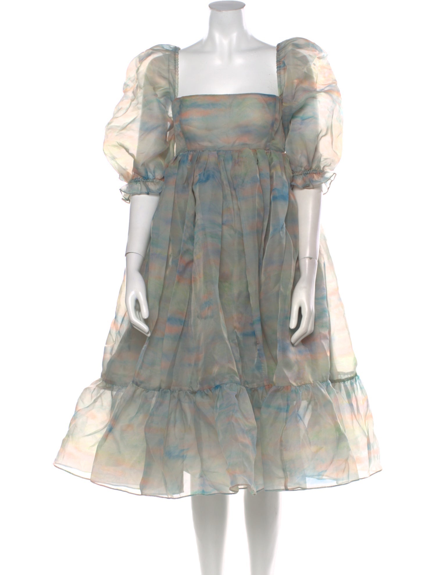 Selkie Tie-Dye Print Long Dress w/ Tags