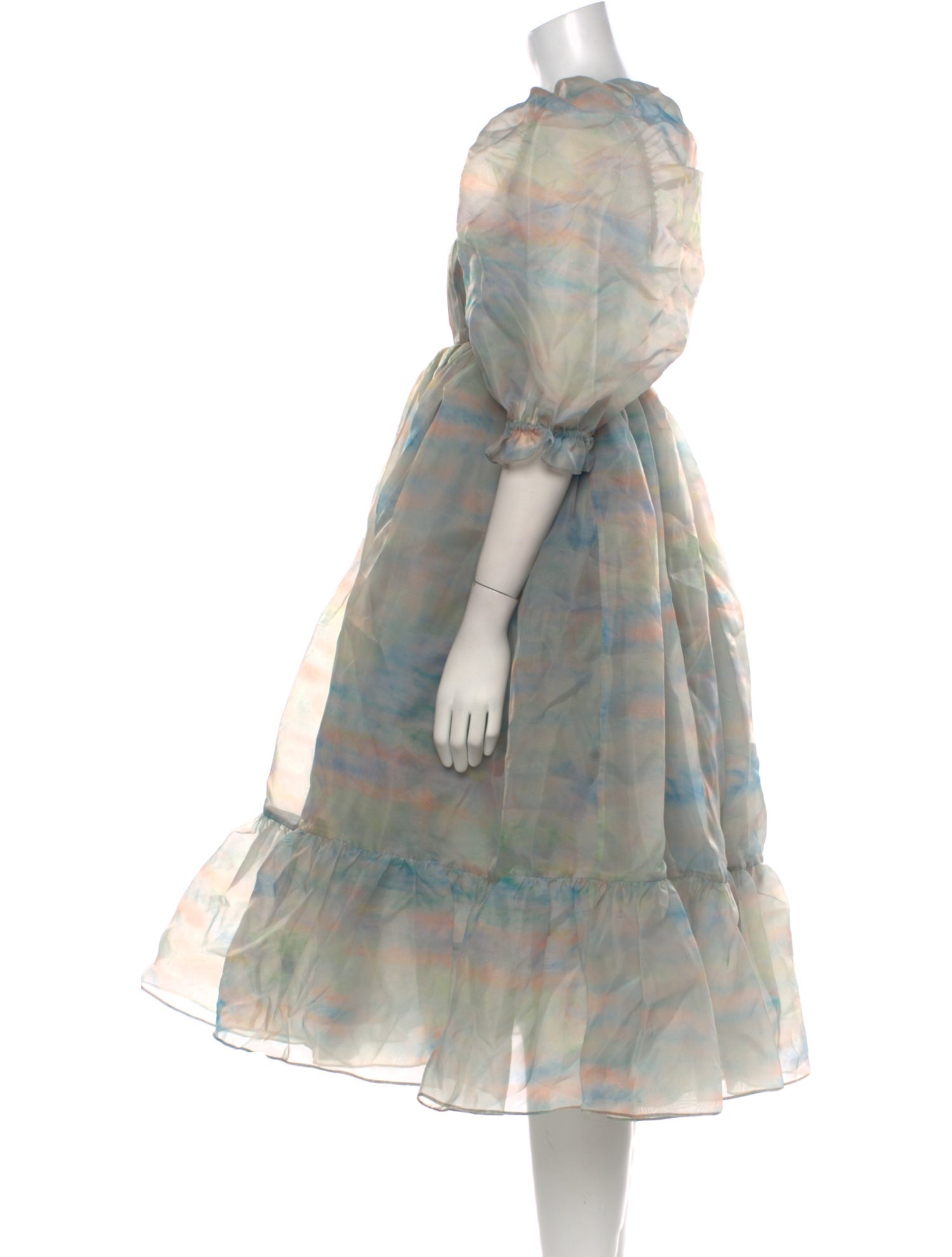 Selkie Tie-Dye Print Long Dress w/ Tags