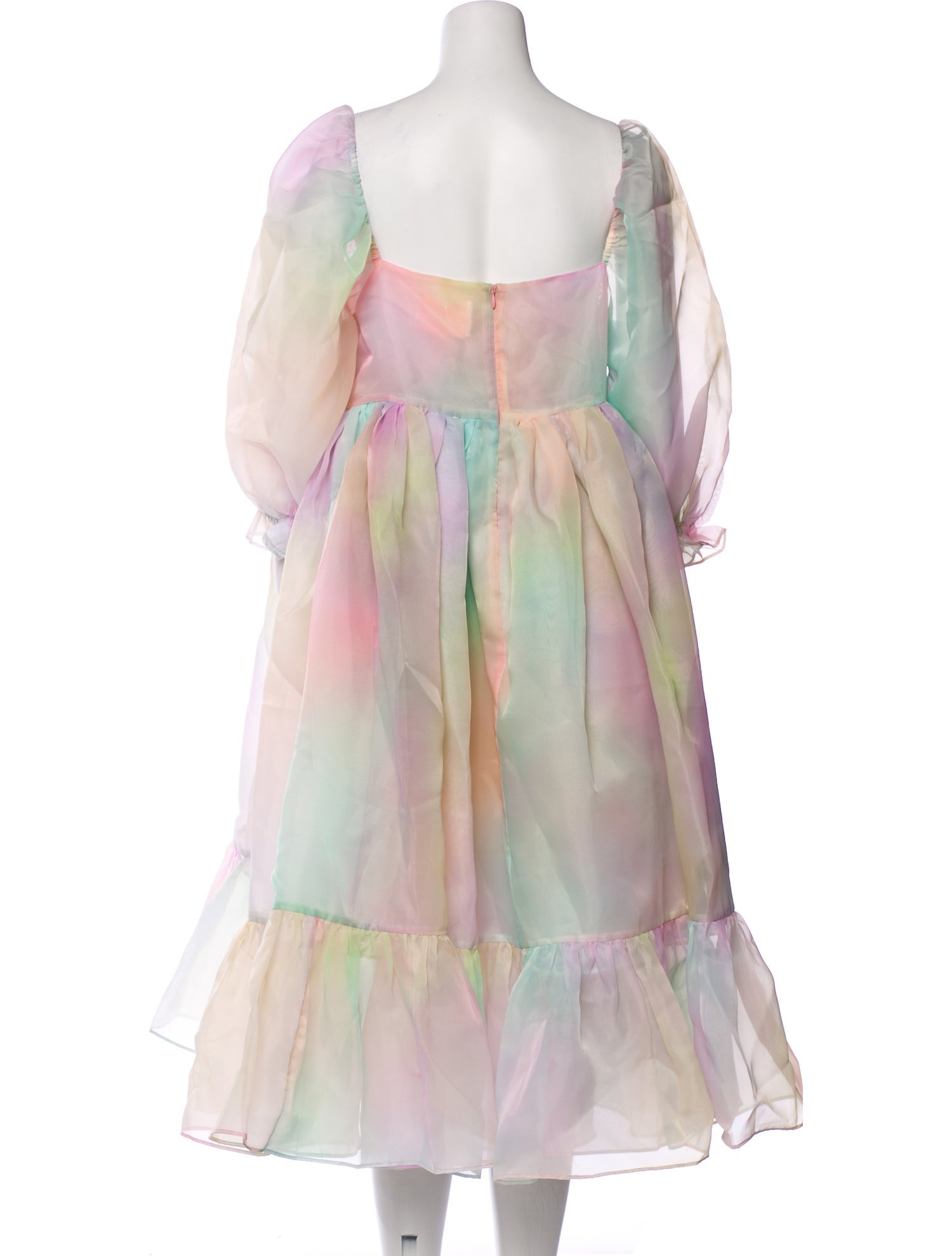 Selkie Tie-Dye Print Midi Length Dress w/ Tags