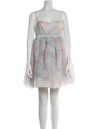 Selkie Printed Mini Dress