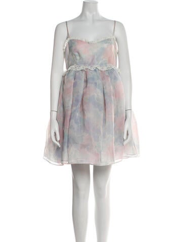 Selkie Dresses Printed Mini Dress L