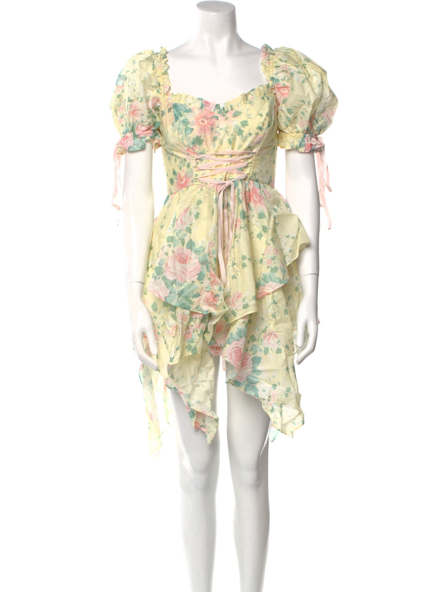 Selkie Floral Print Knee-Length Dress