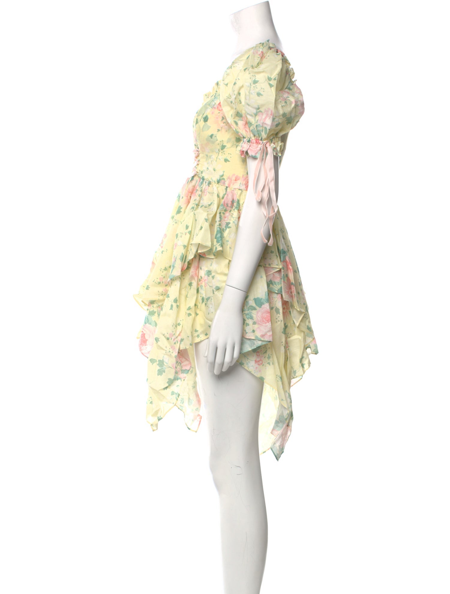 Selkie Floral Print Knee-Length Dress
