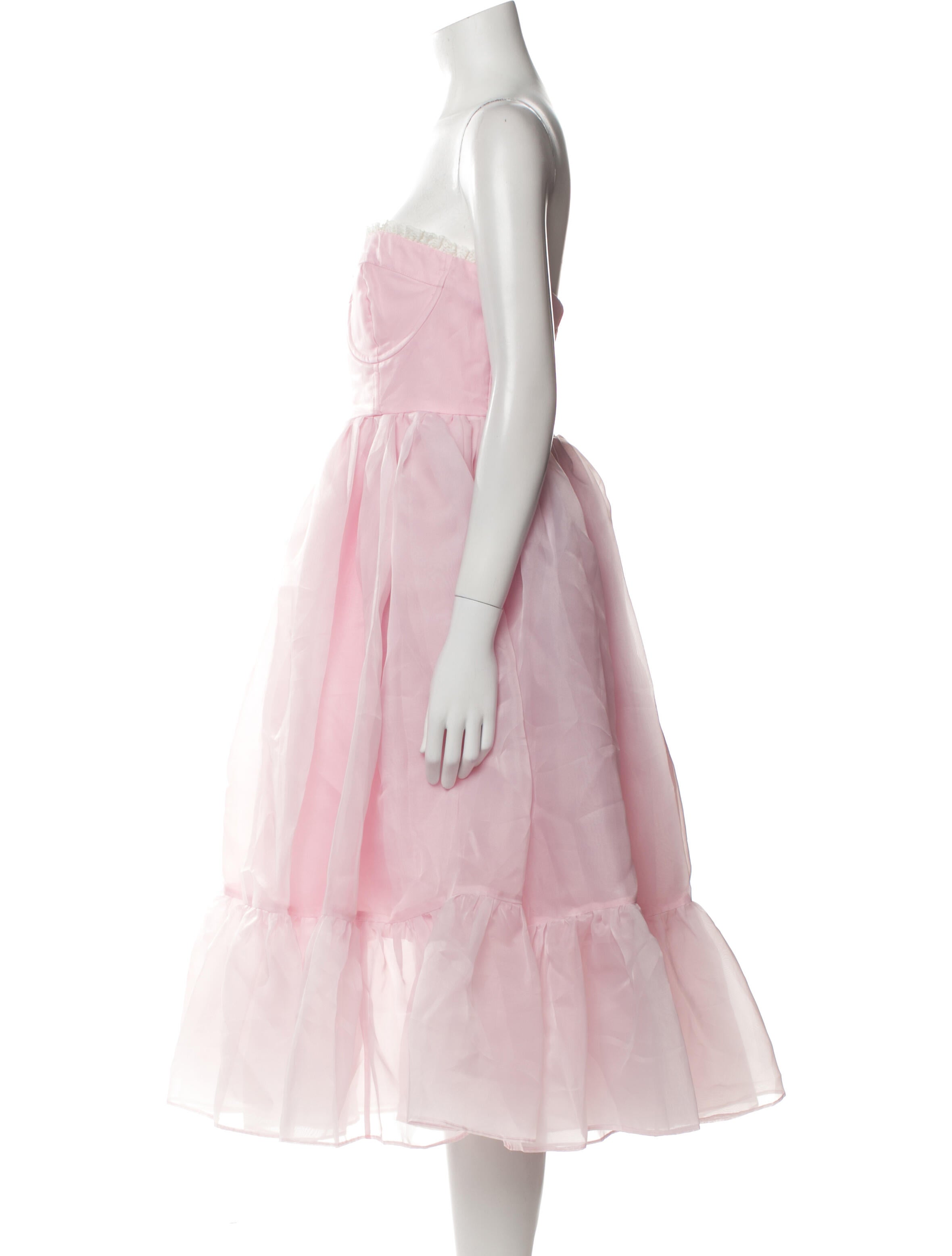 Selkie Strapless Knee-Length Dress