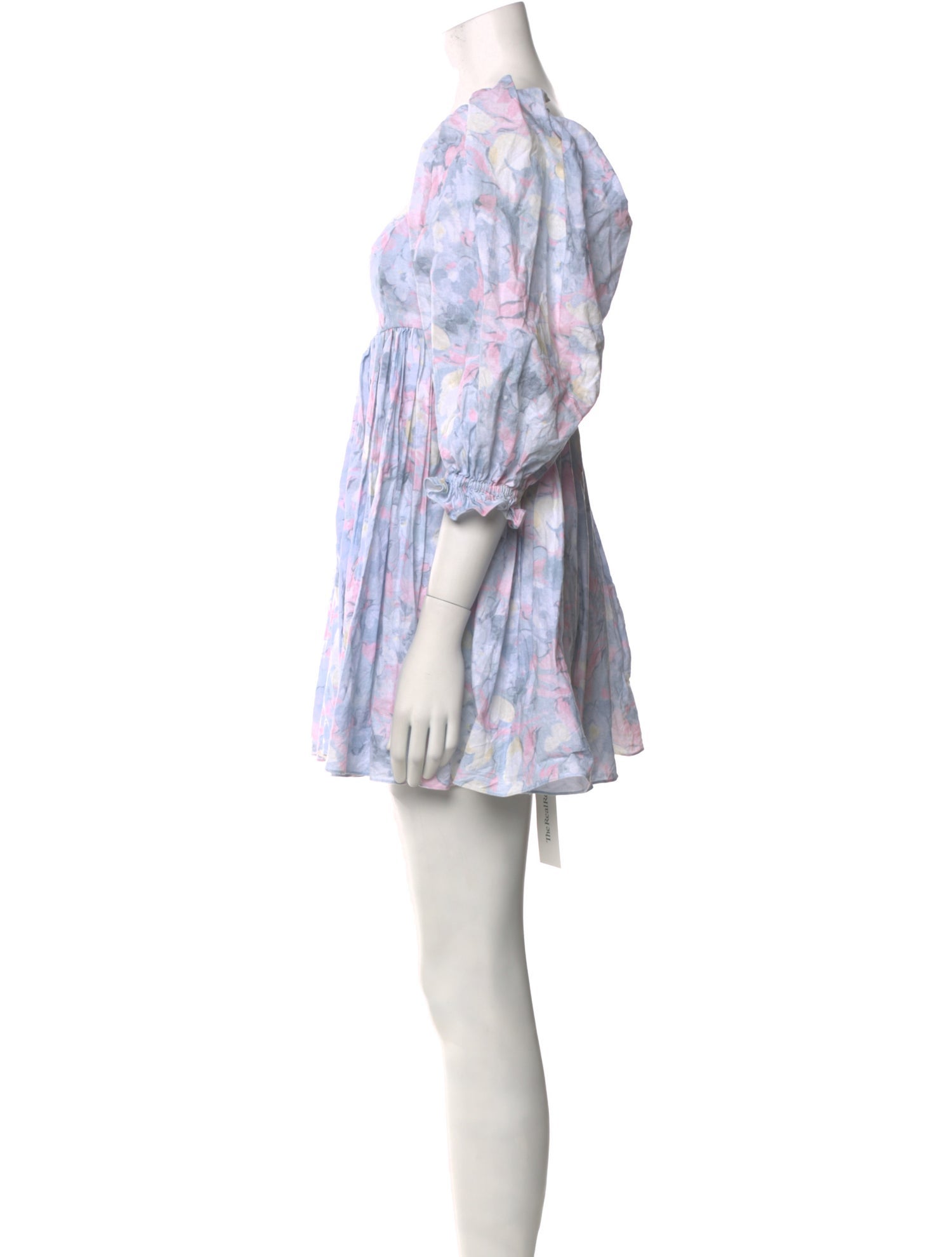 Selkie Floral Print Mini Dress