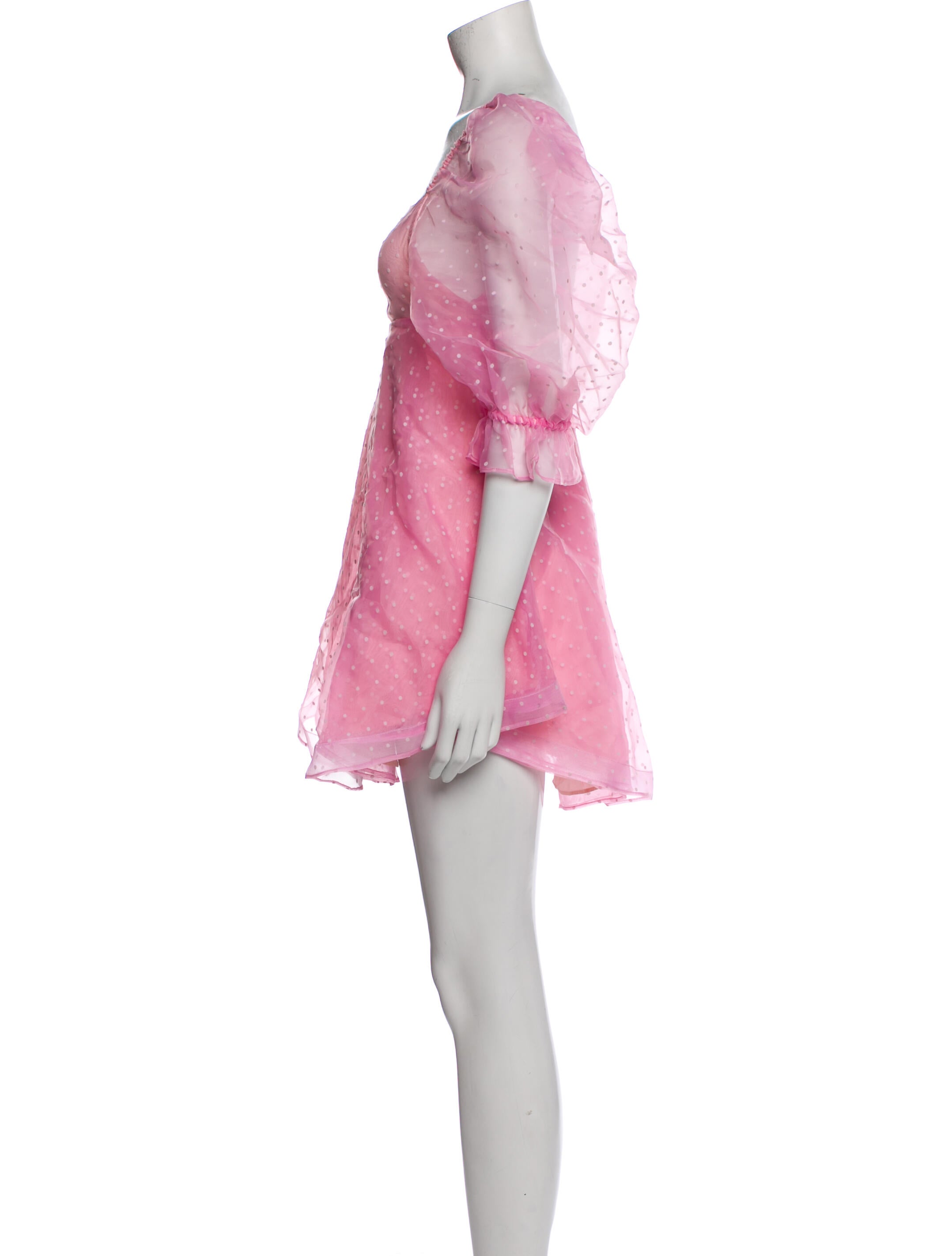 Selkie Square Neckline Mini Dress