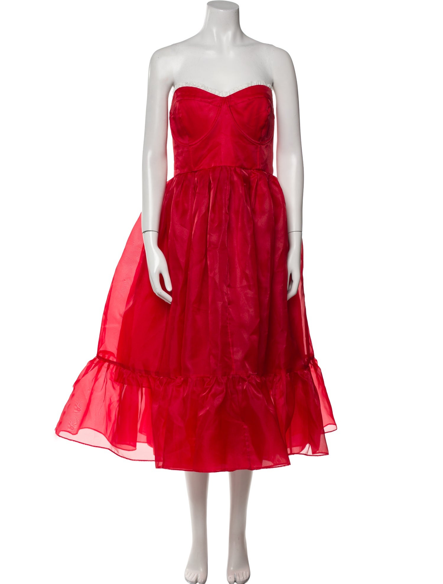 Selkie Strapless Knee-Length Dress