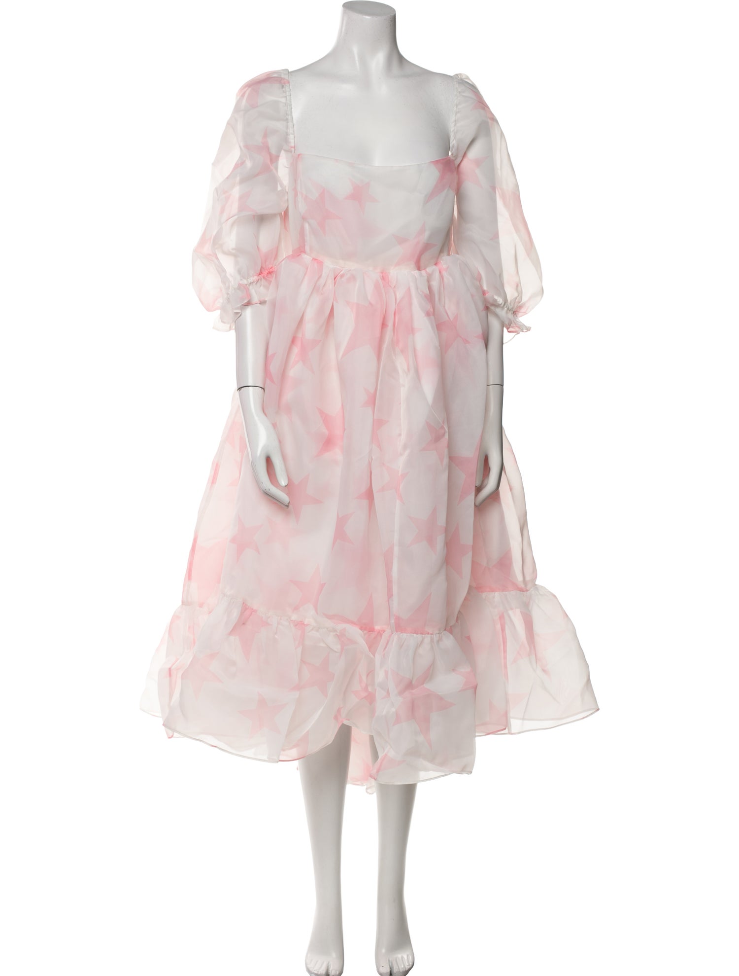 Selkie Floral Print Knee-Length Dress