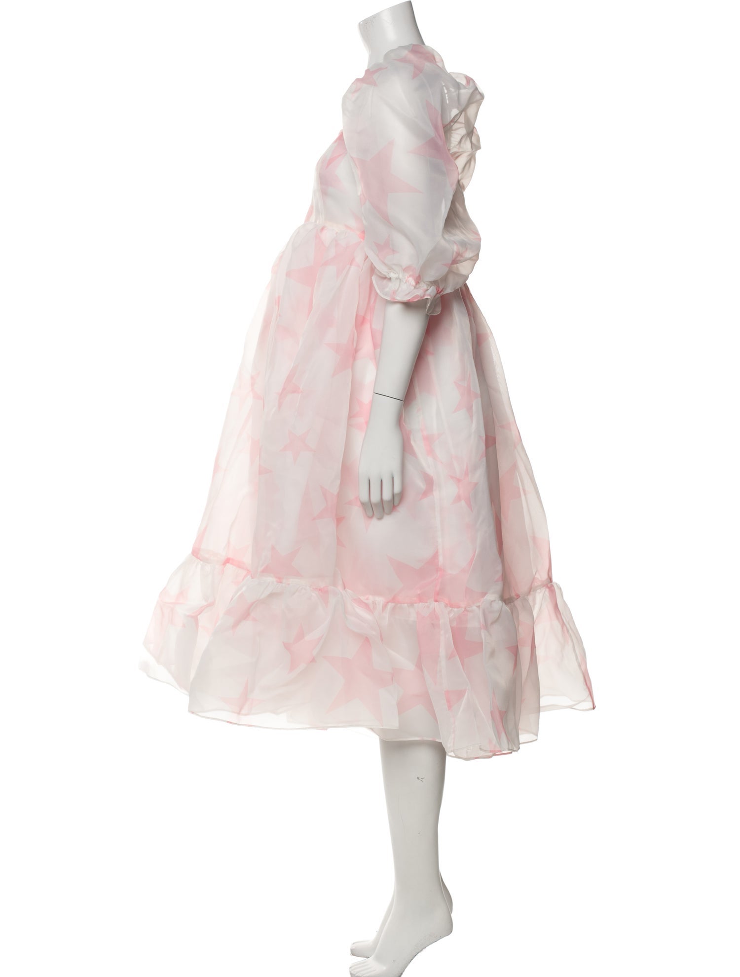 Selkie Floral Print Knee-Length Dress