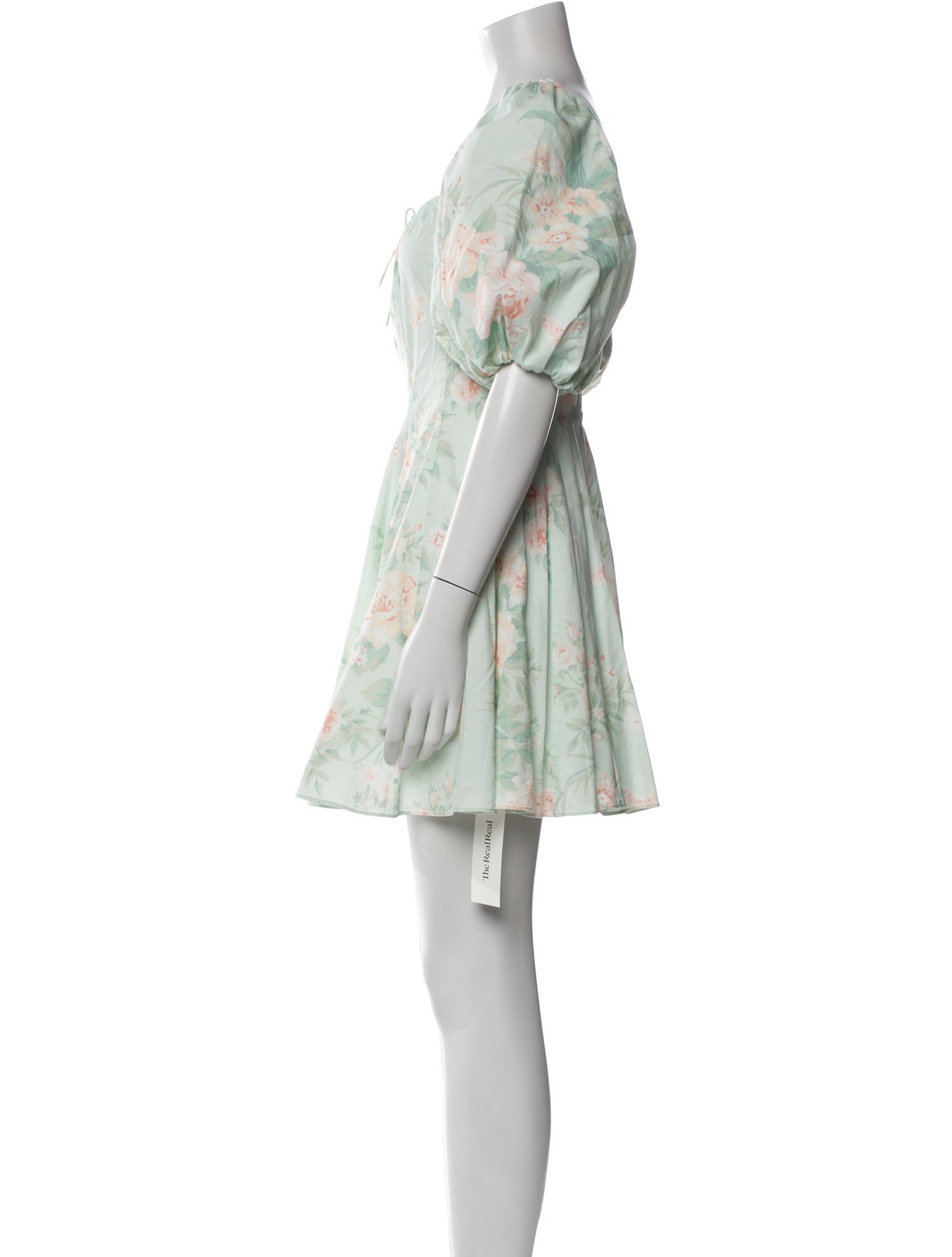 Selkie Floral Print Mini Dress