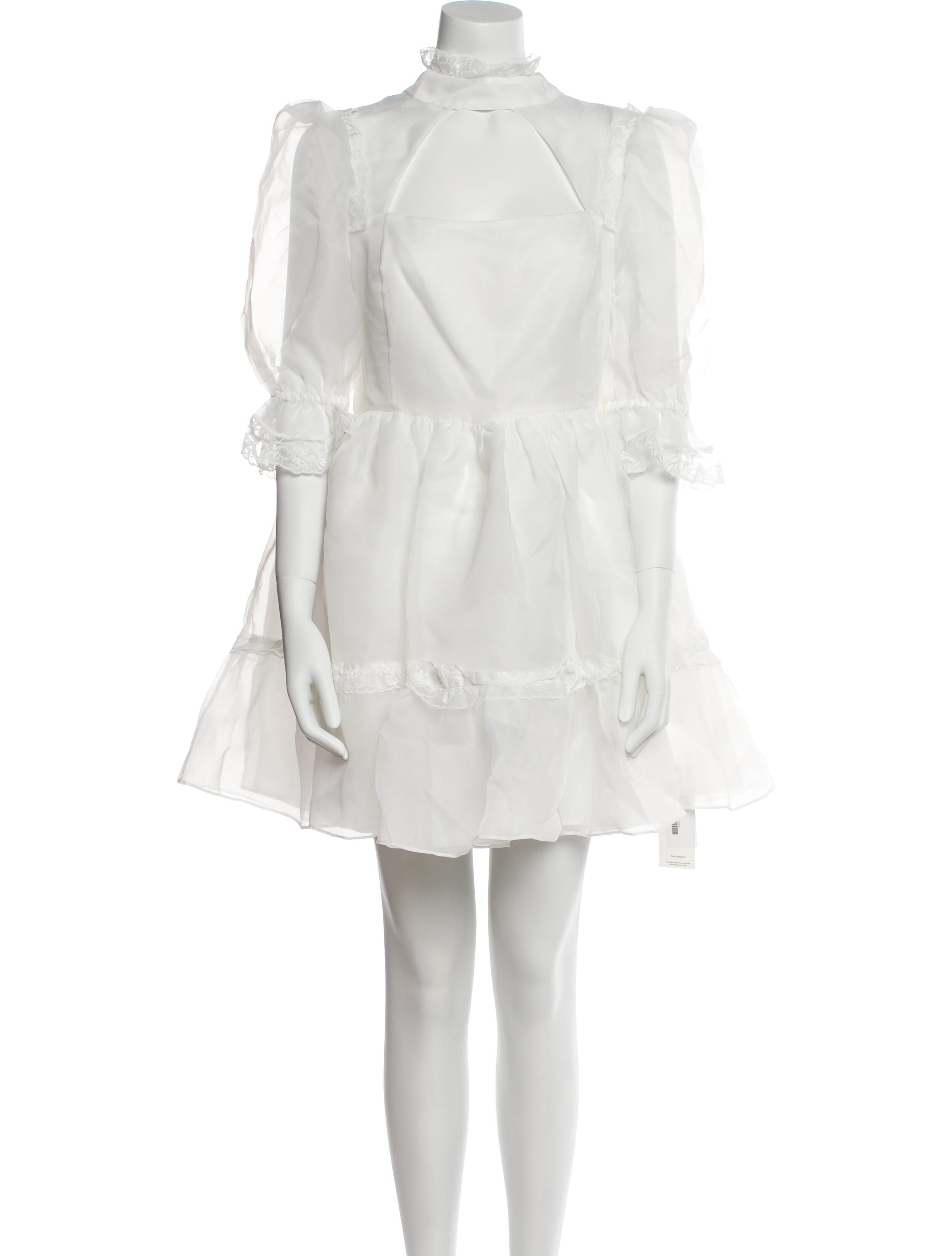 Selkie Mock Neck Mini Dress