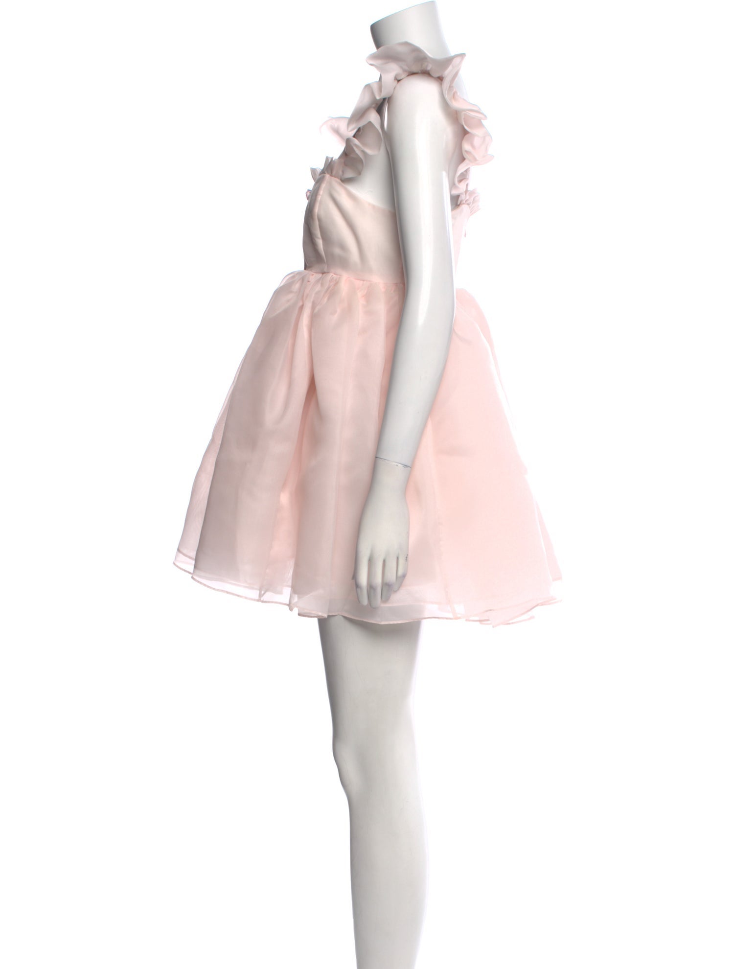 Selkie Square Neckline Mini Dress