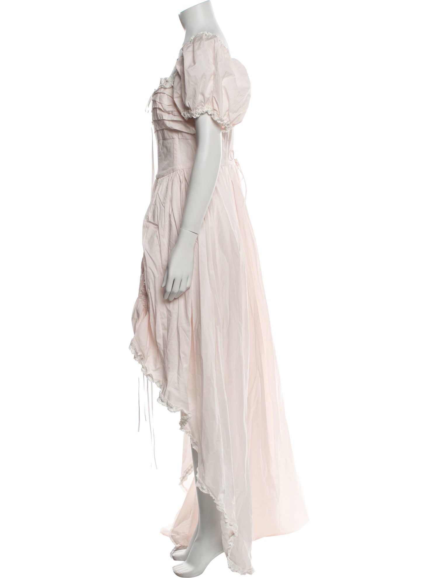 Selkie Square Neckline Long Dress