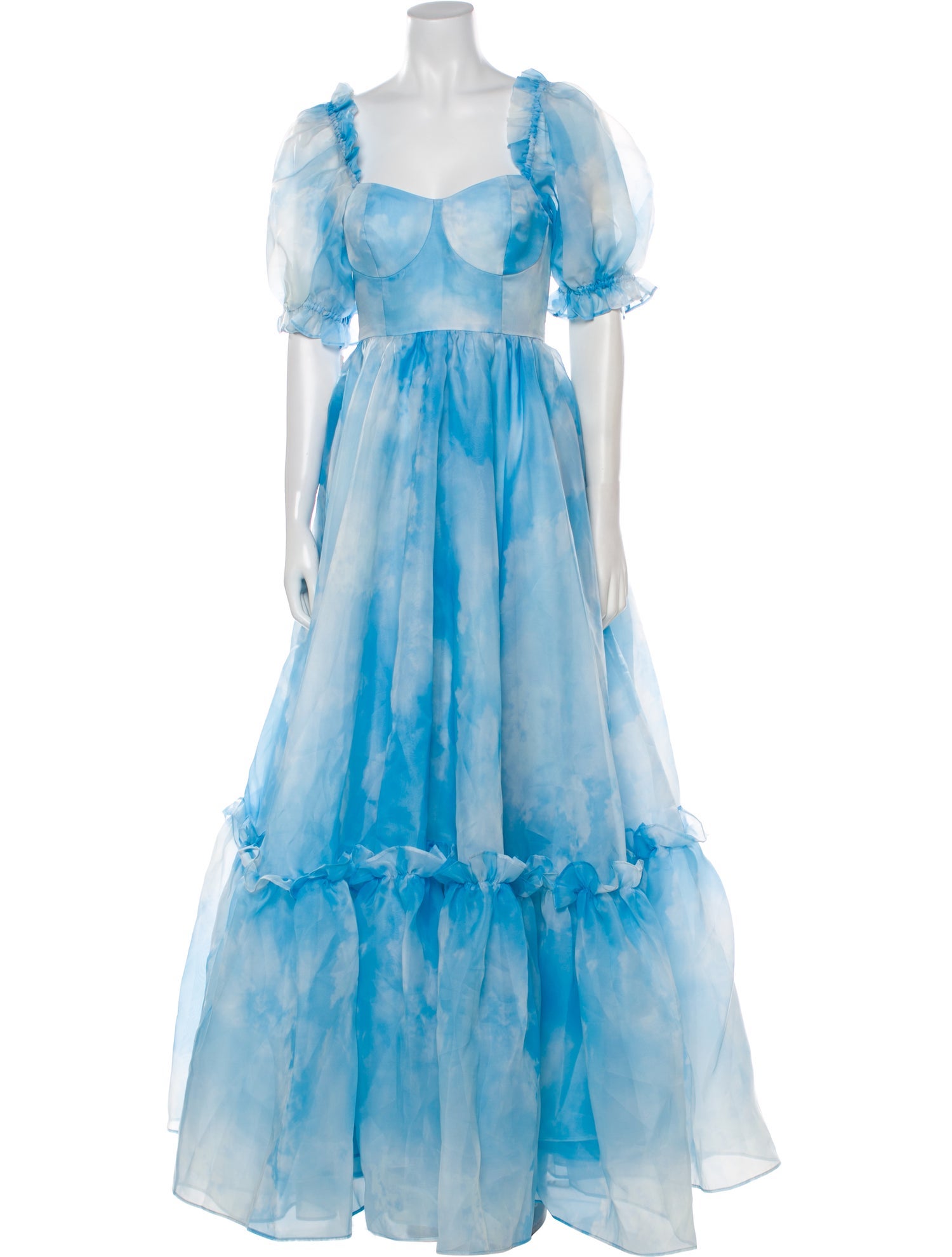 Selkie Tie-Dye Print Long Dress w/ Tags