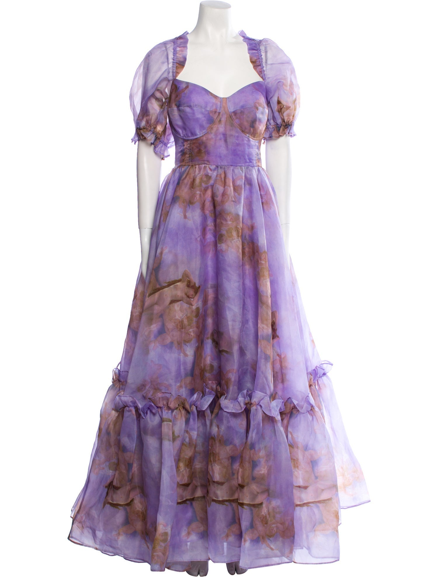 Selkie Floral Print Long Dress