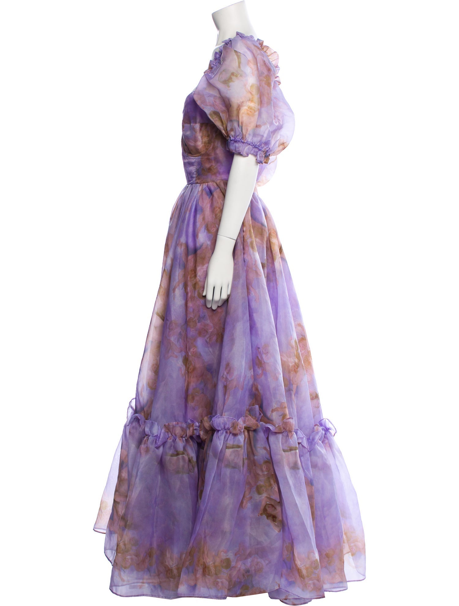 Selkie Floral Print Long Dress