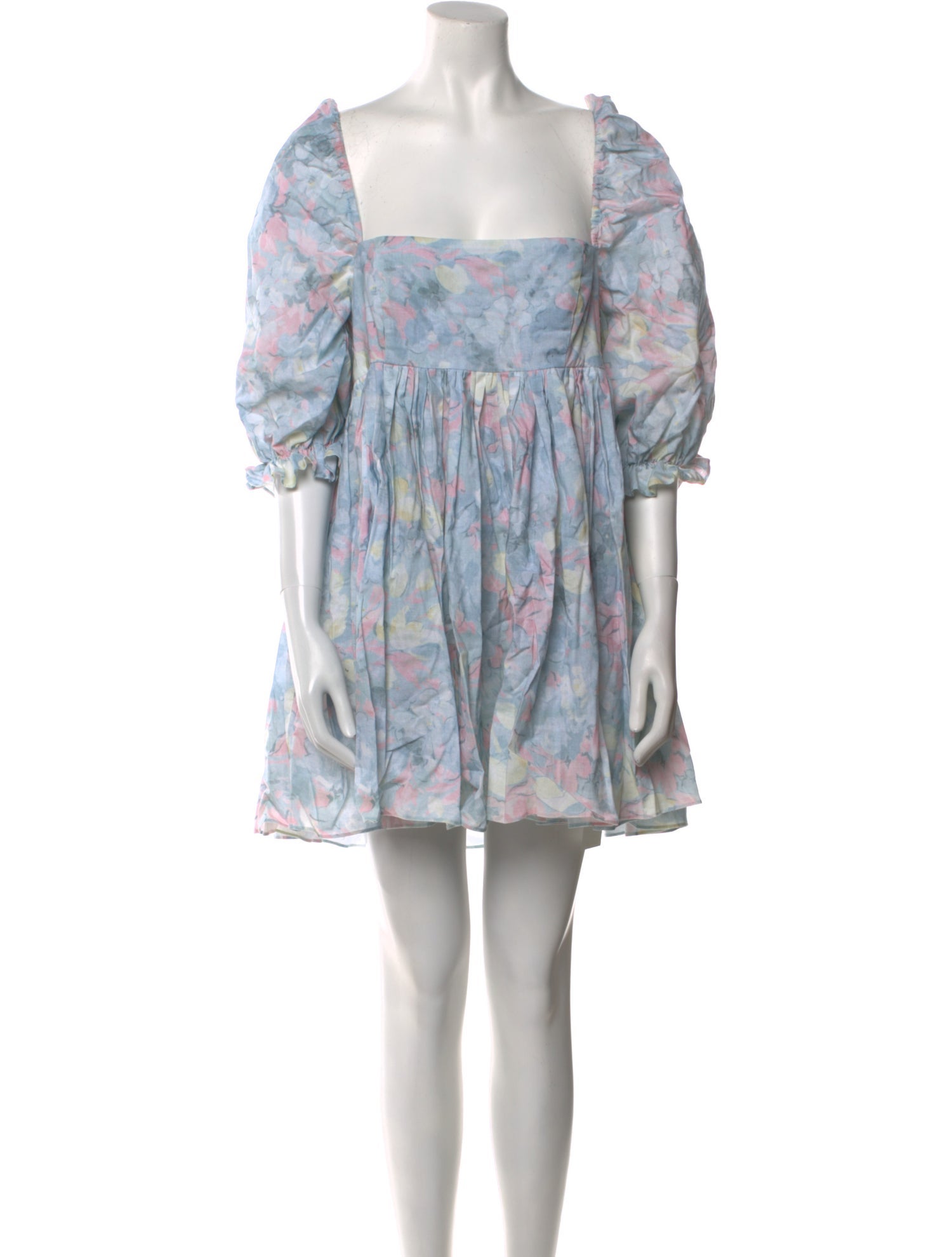 Selkie Floral Print Mini Dress