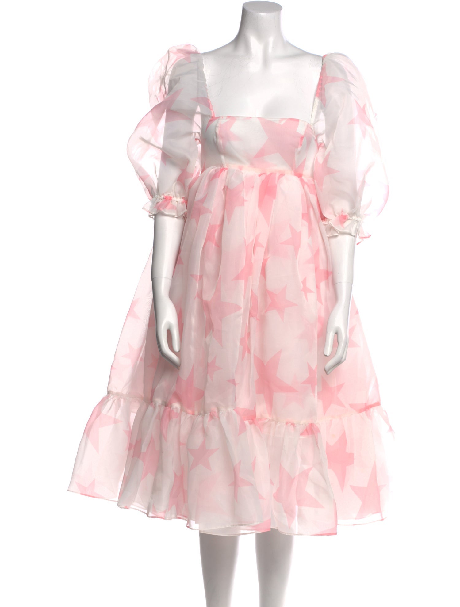 Selkie Floral Print Midi Length Dress