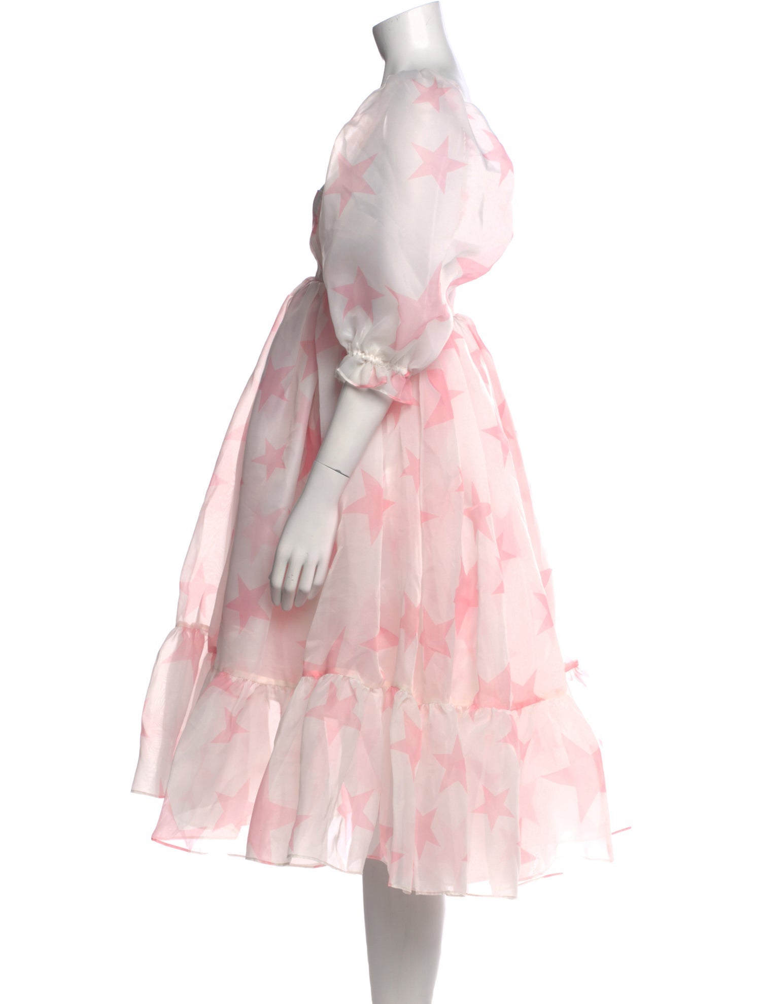 Selkie Floral Print Midi Length Dress