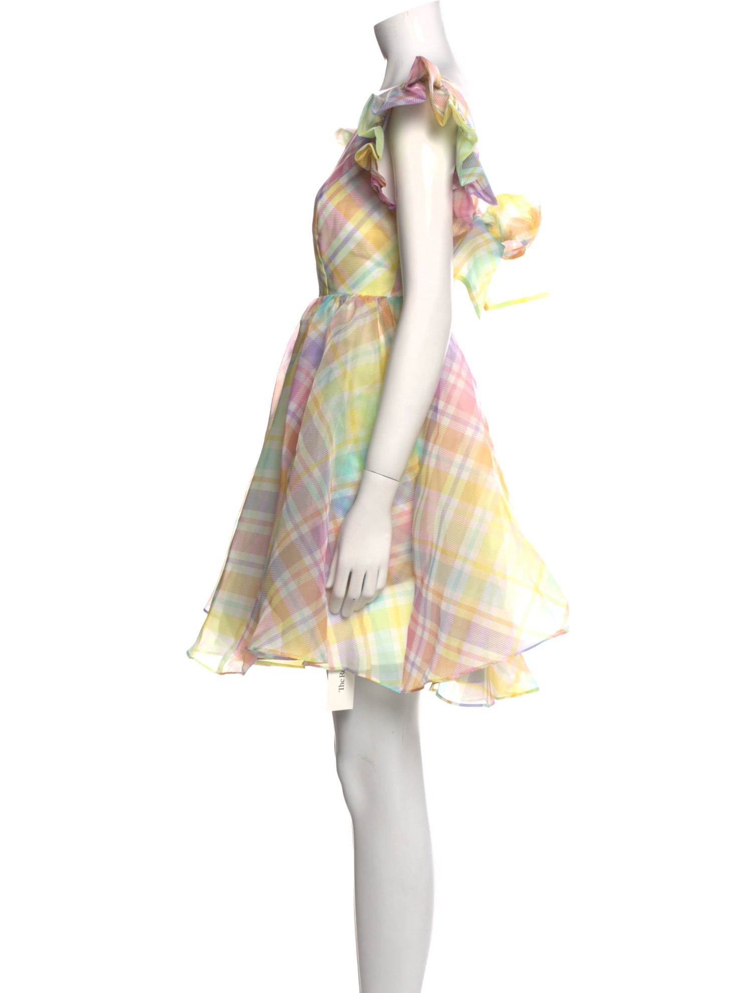 Selkie Plaid Print Mini Dress w/ Tags