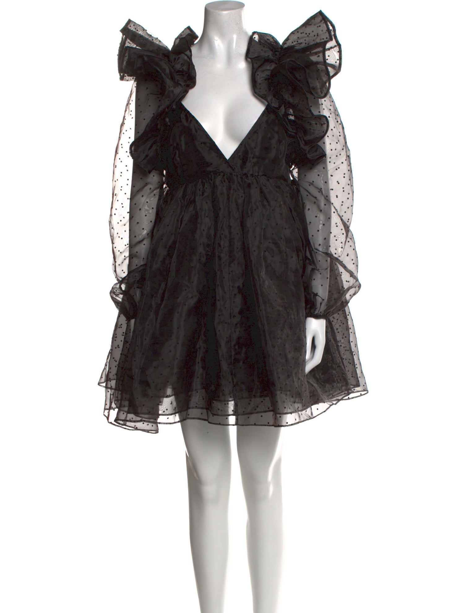 Selkie Polka Dot Print Mini Dress