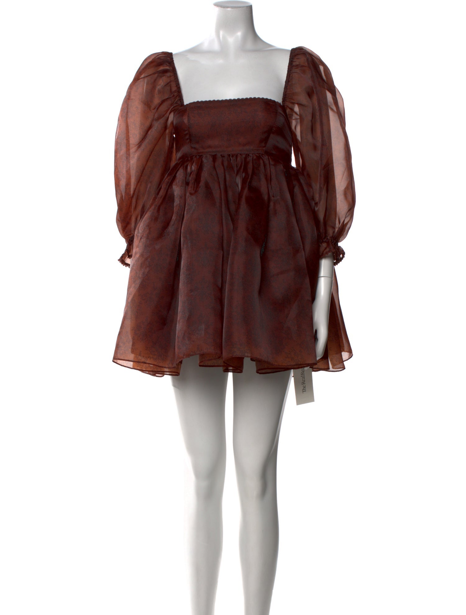 Selkie Square Neckline Mini Dress