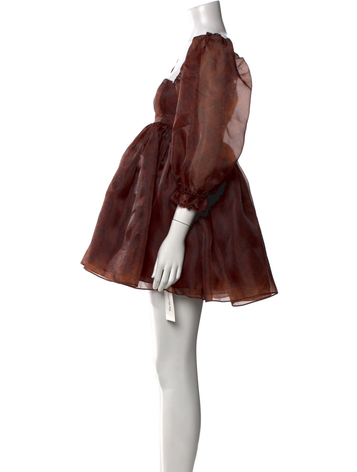 Selkie Square Neckline Mini Dress