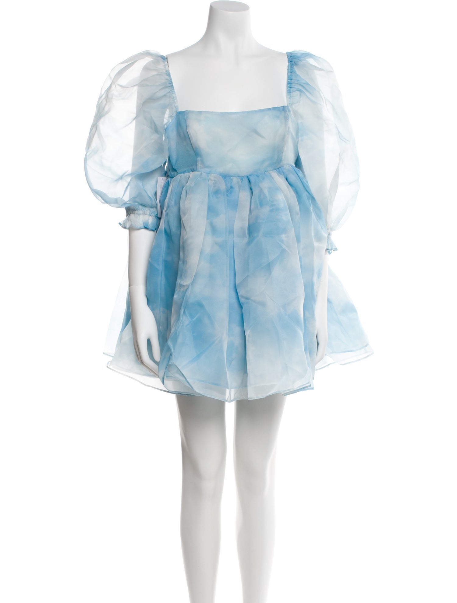 Selkie Square Neckline Mini Dress