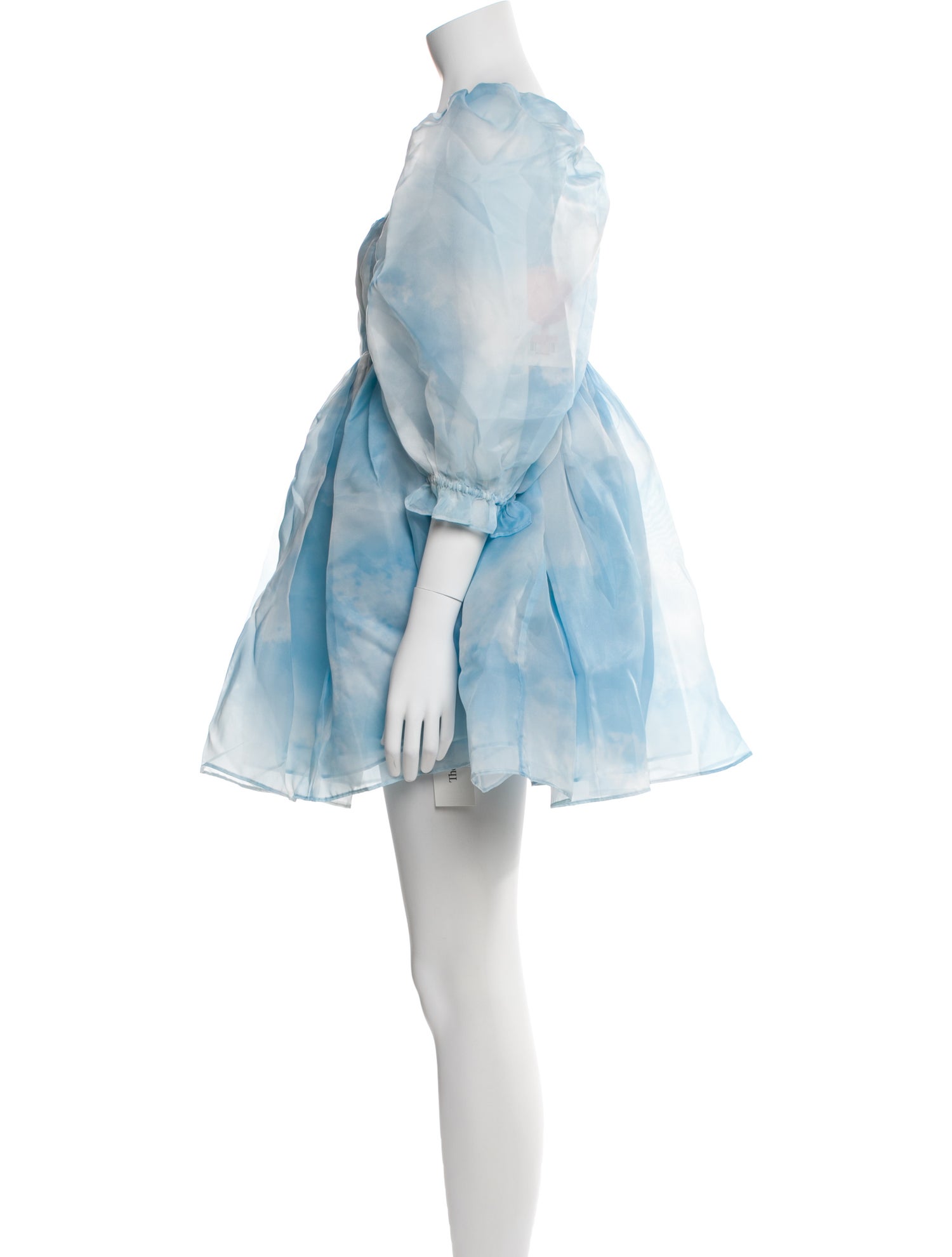 Selkie Square Neckline Mini Dress