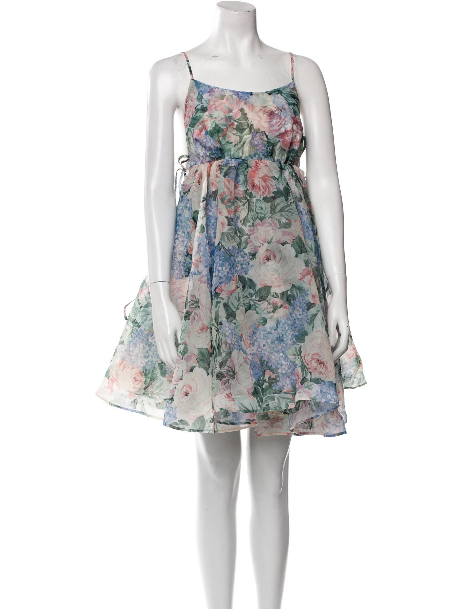 Selkie Floral Print Mini Dress