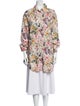 Selkie Floral Print Three-Quarter Sleeve Tunic