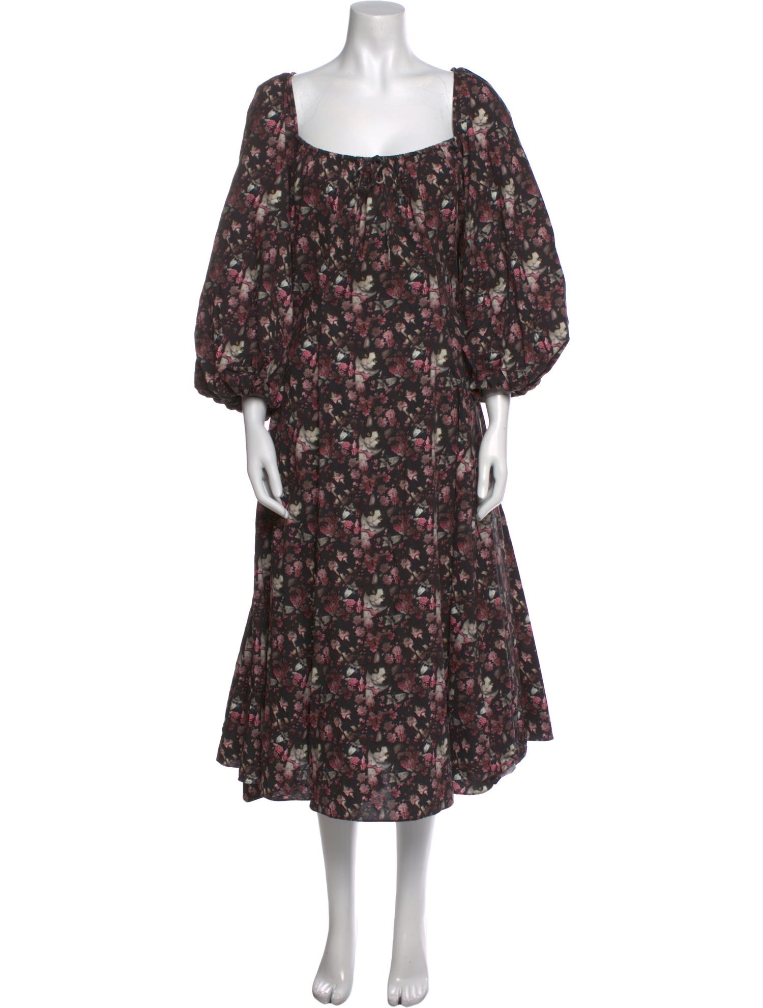 Selkie Floral Print Long Dress