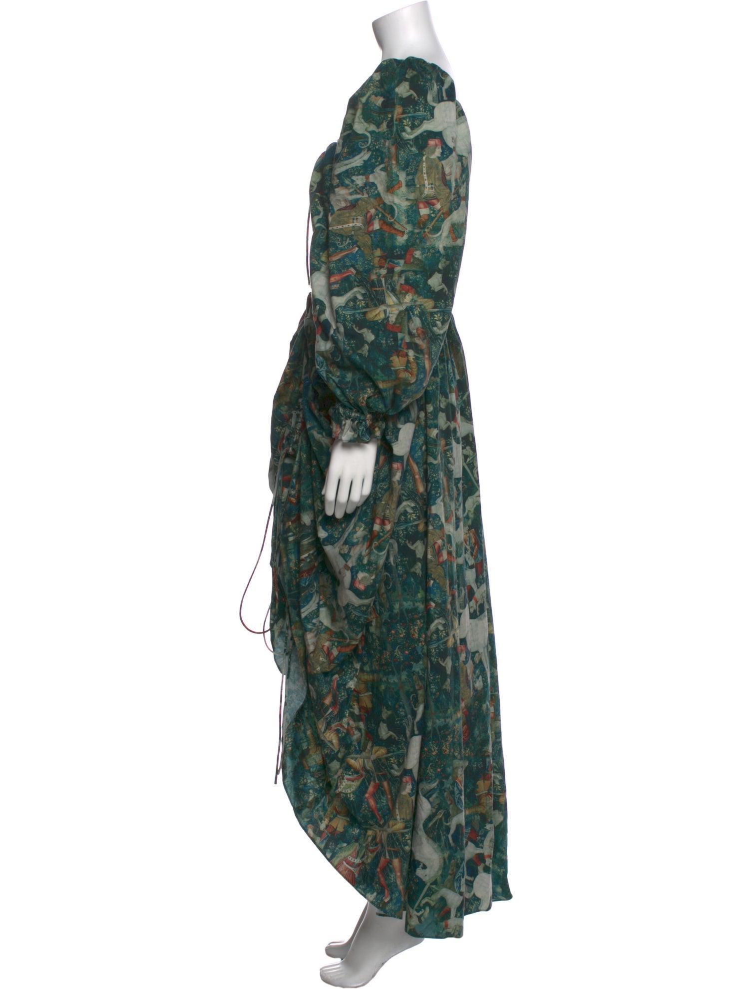 Selkie Paisley Print Long Dress