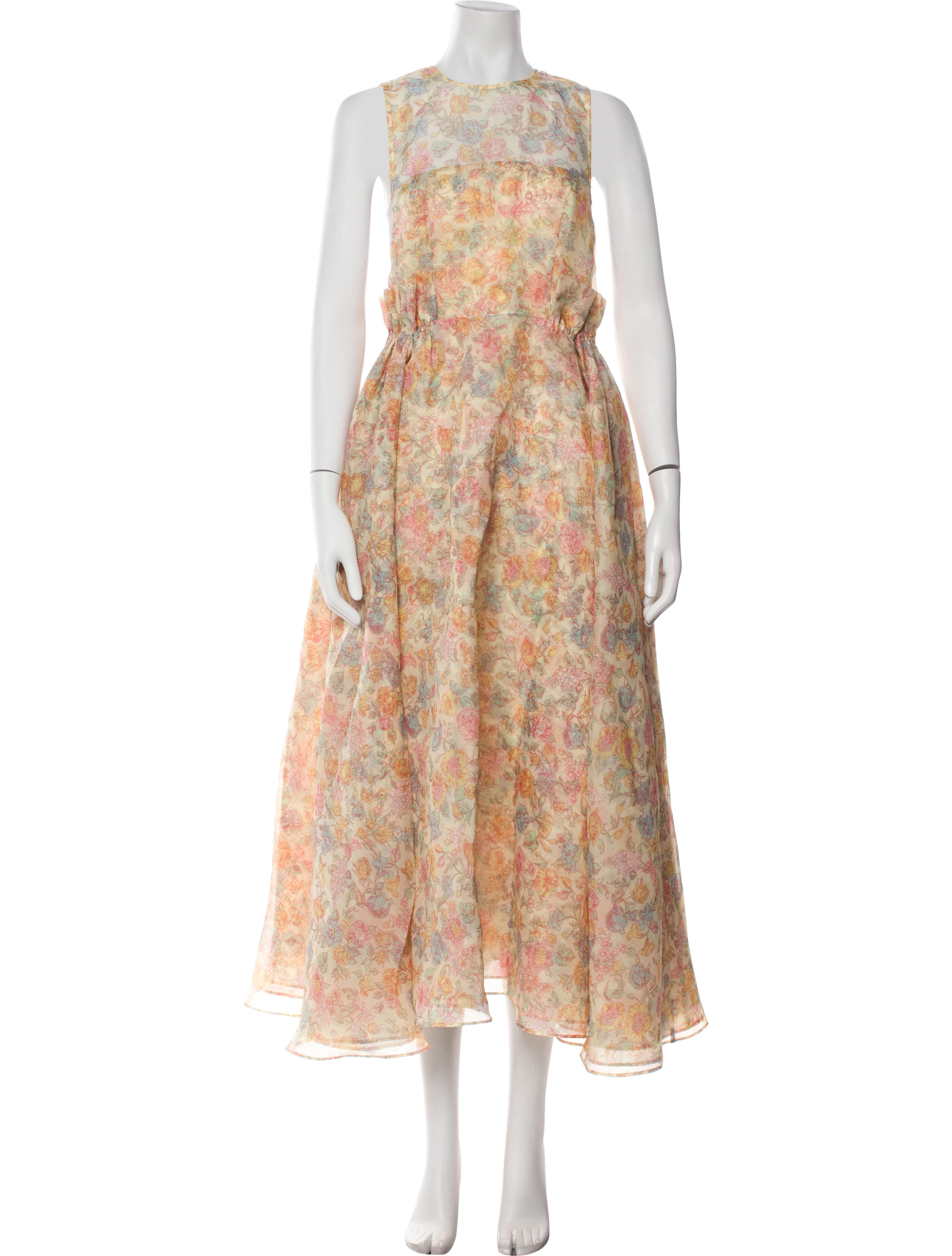 Selkie Floral Print Long Dress