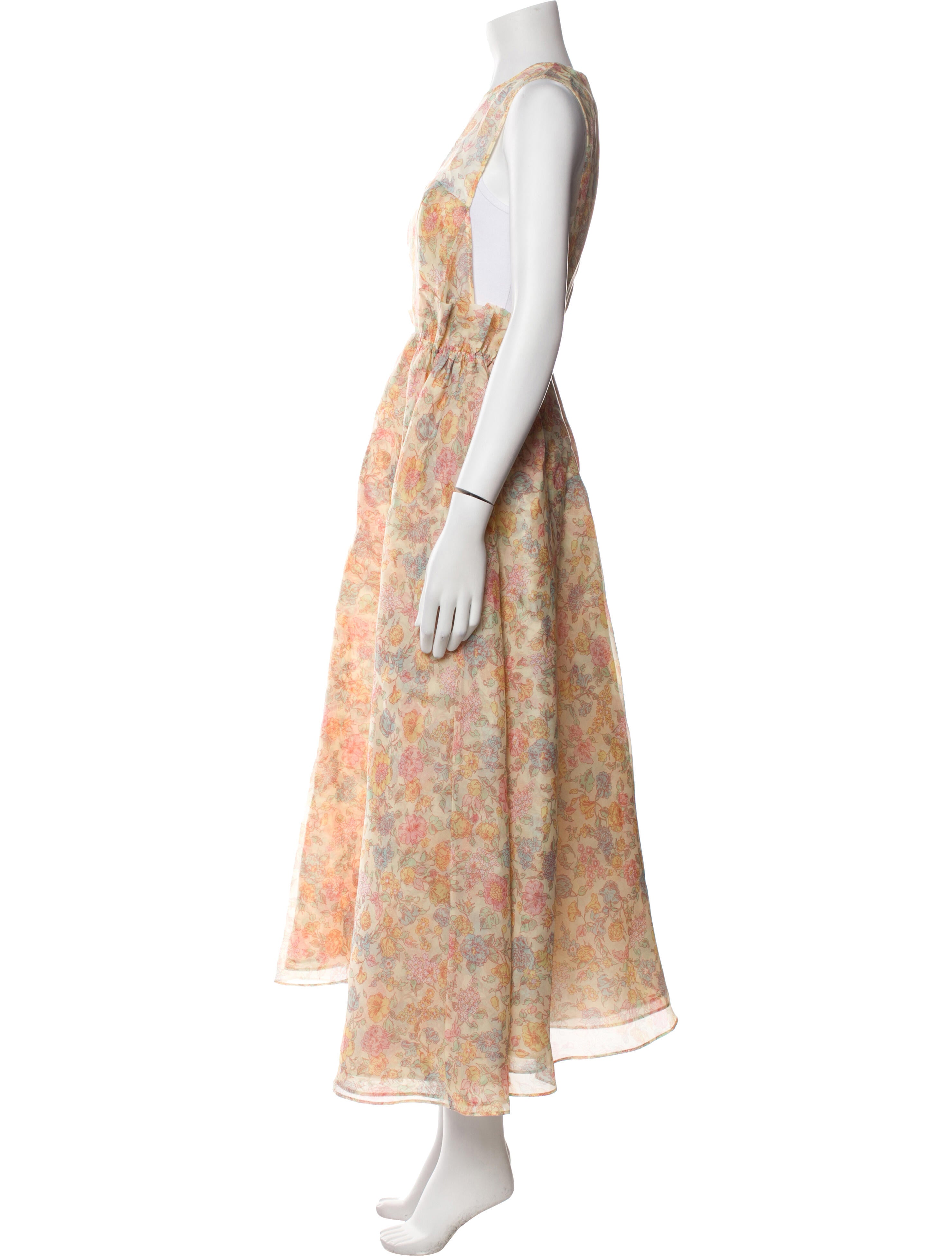 Selkie Floral Print Long Dress