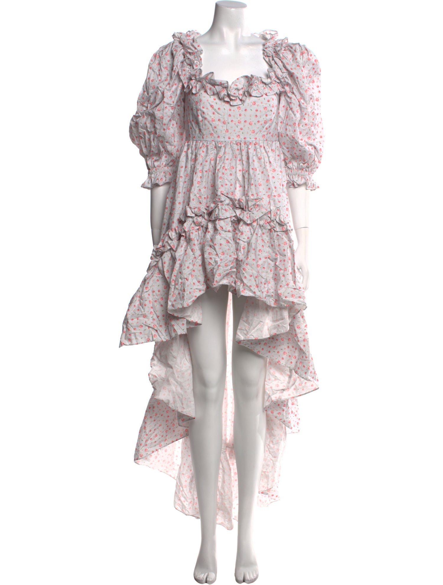 Selkie Floral Print Mini Dress