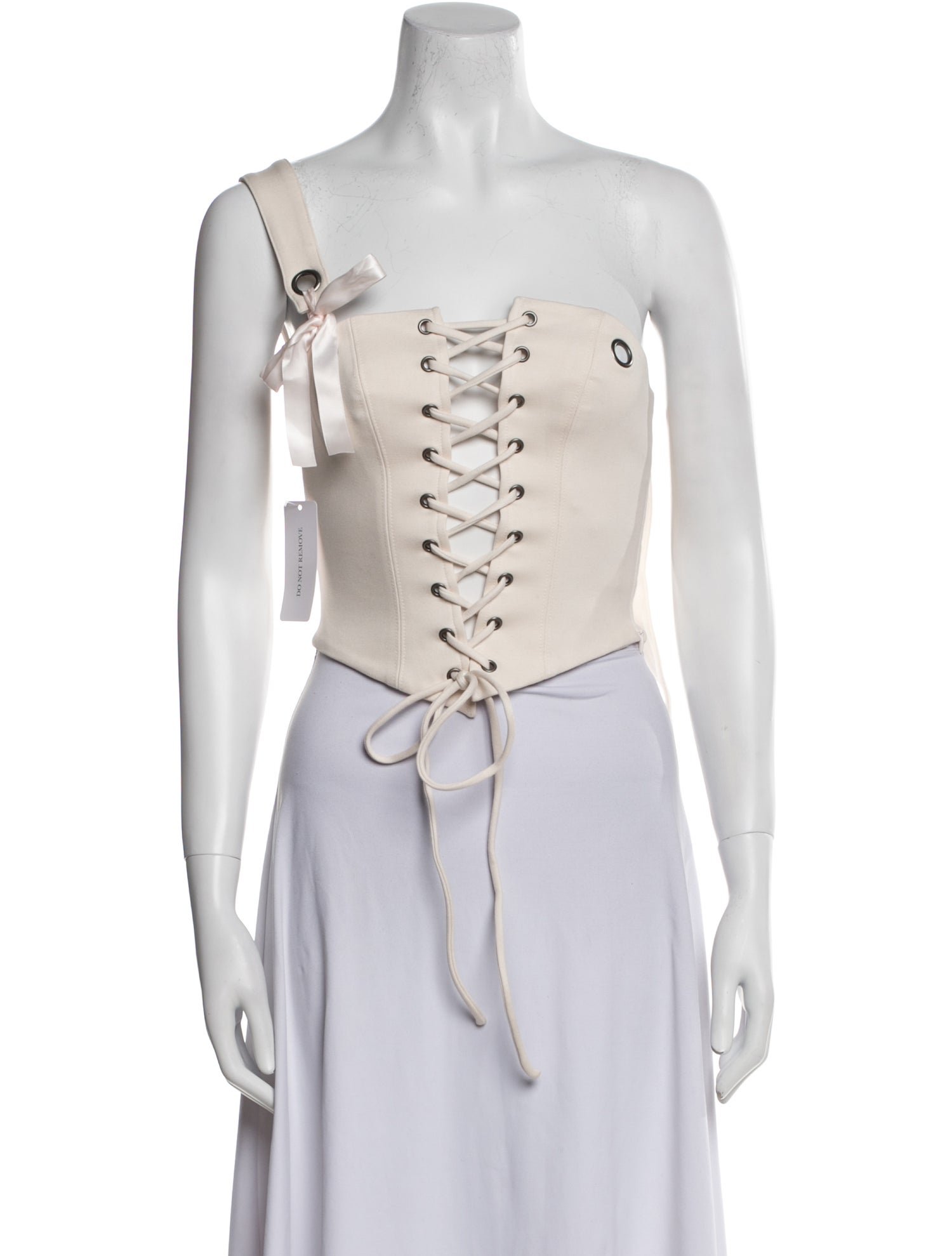 Selkie Asymmetrical Sleeveless Crop Top