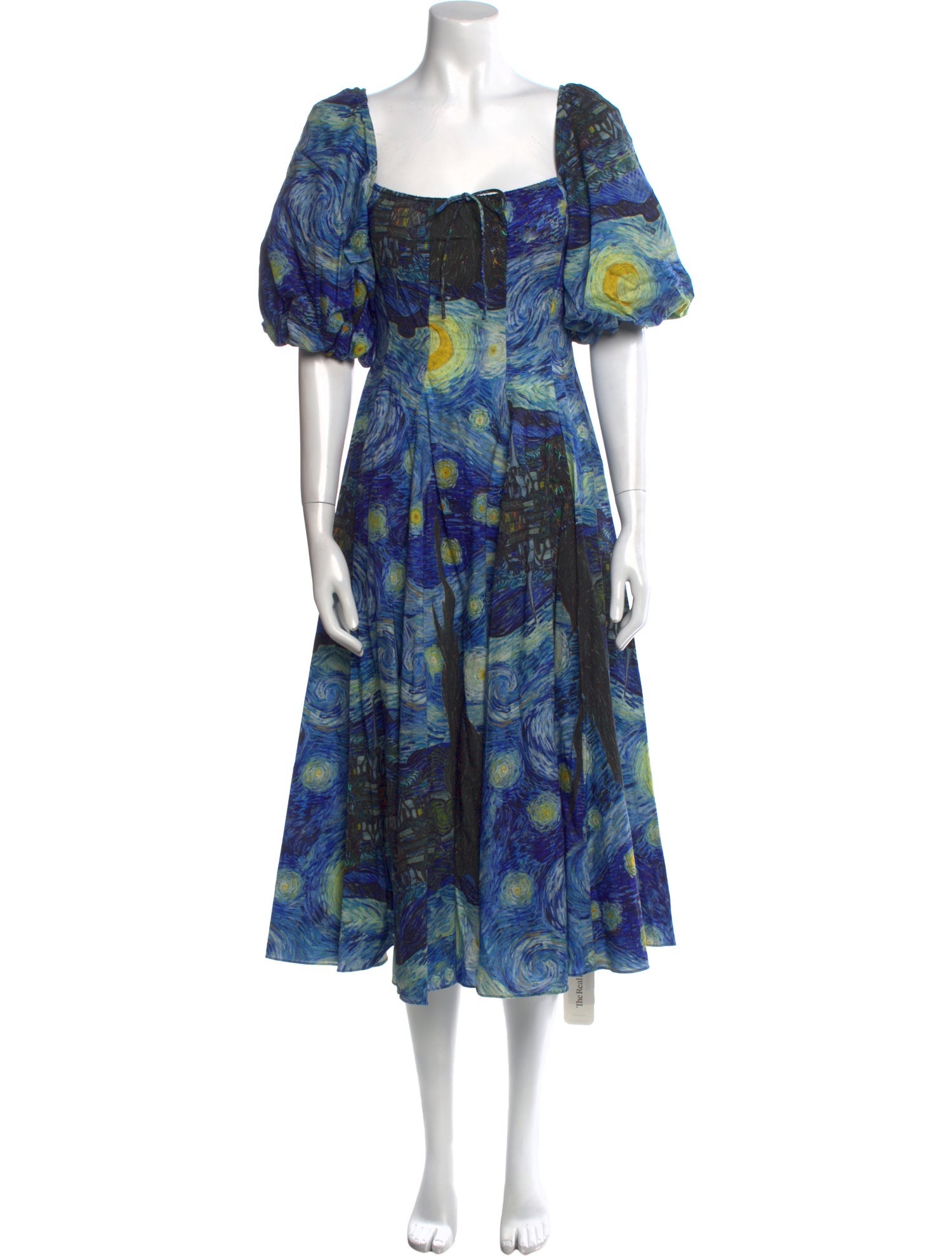 Selkie Floral Print Midi Length Dress w/ Tags