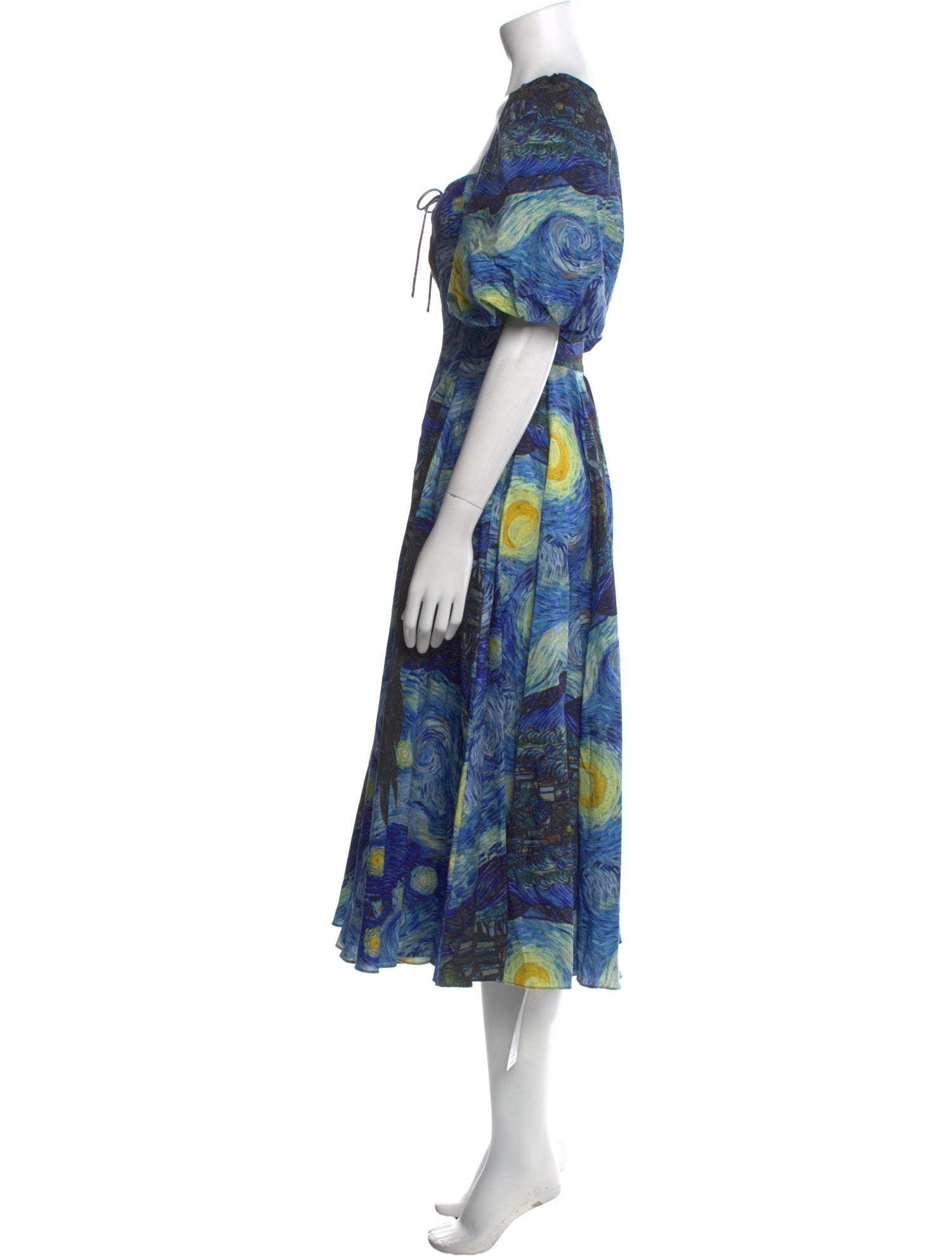 Selkie Floral Print Midi Length Dress w/ Tags