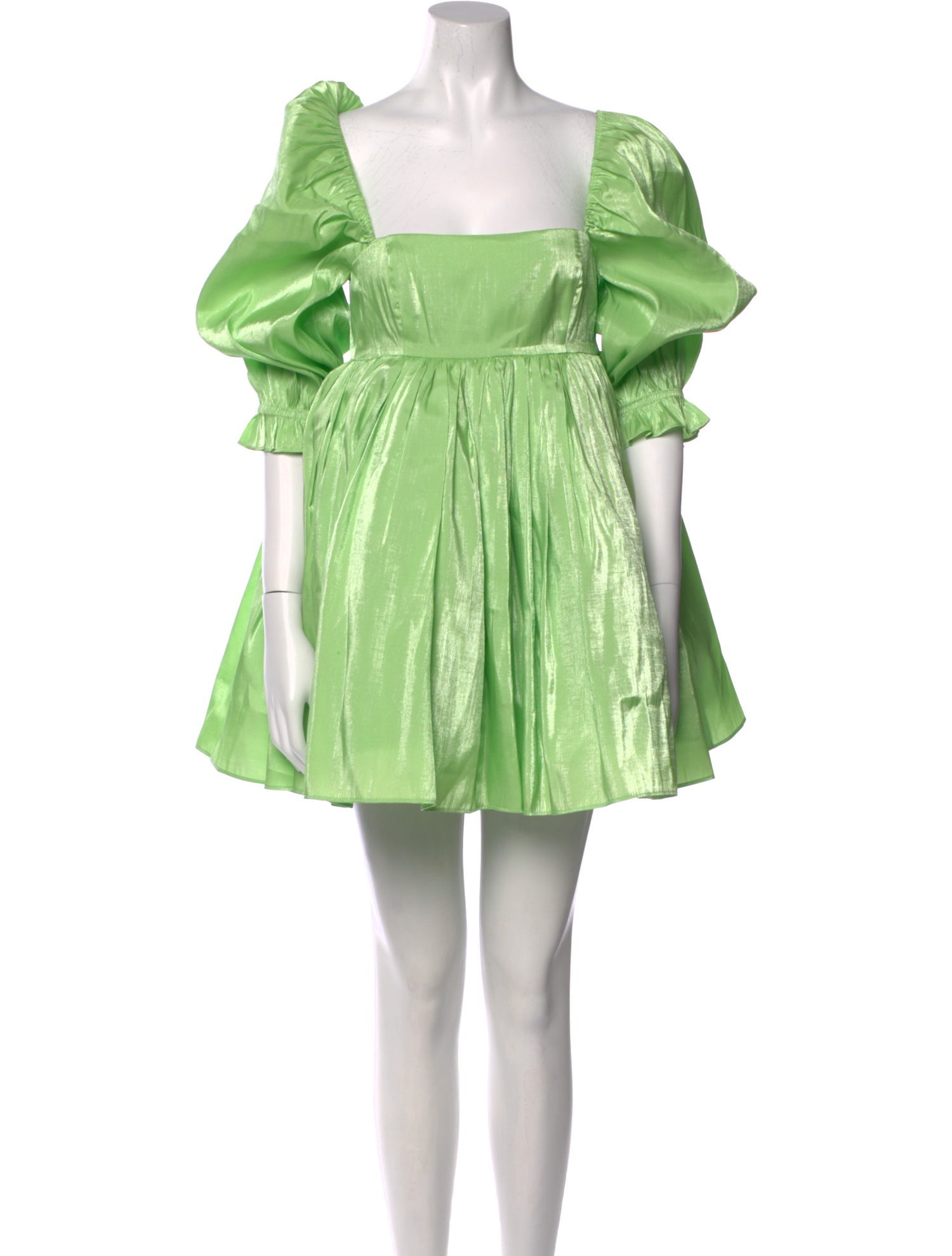 Selkie Square Neckline Mini Dress