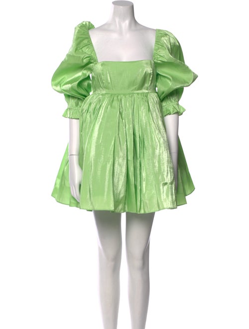 Selkie Square Neckline Mini Dress