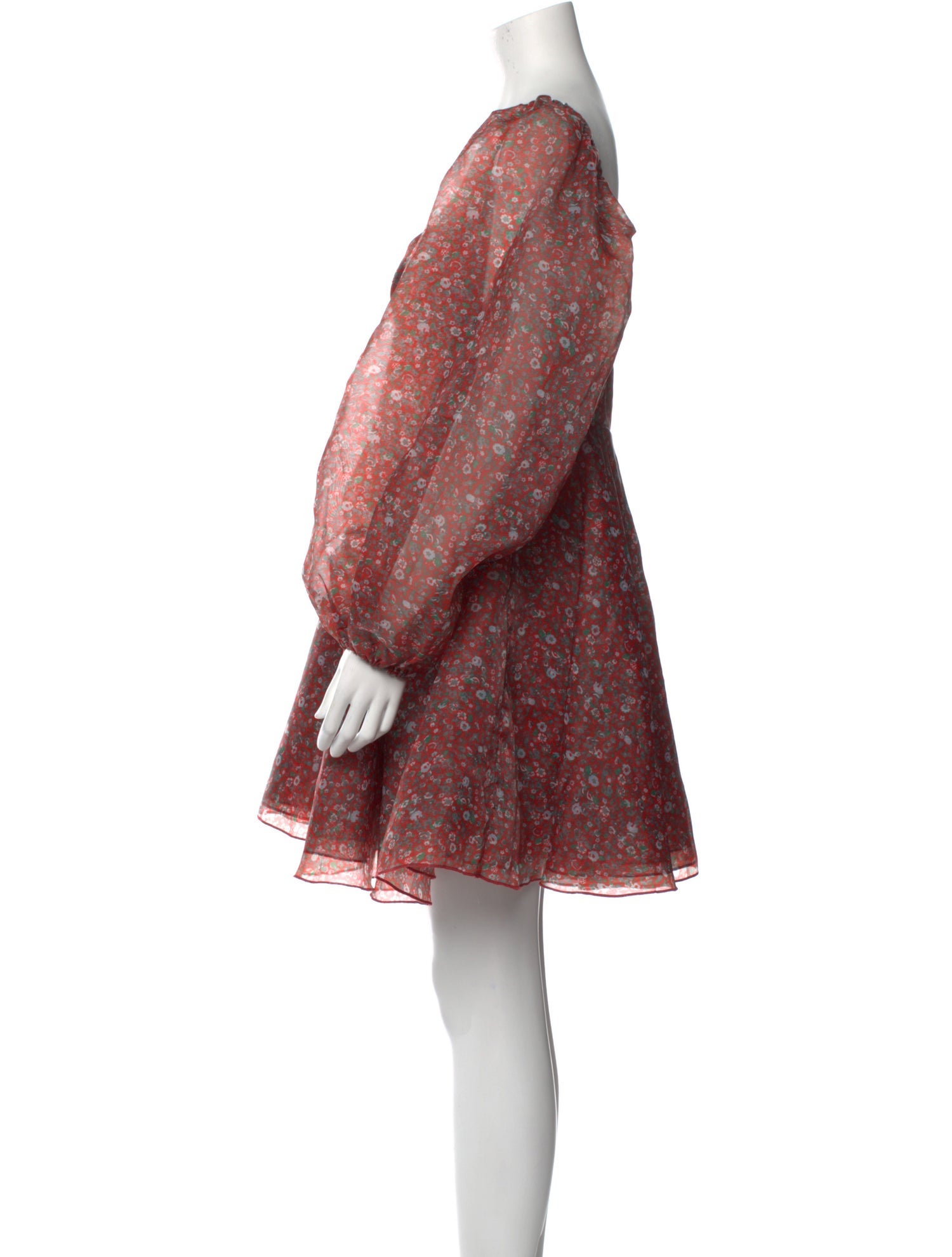 Selkie Floral Print Mini Dress