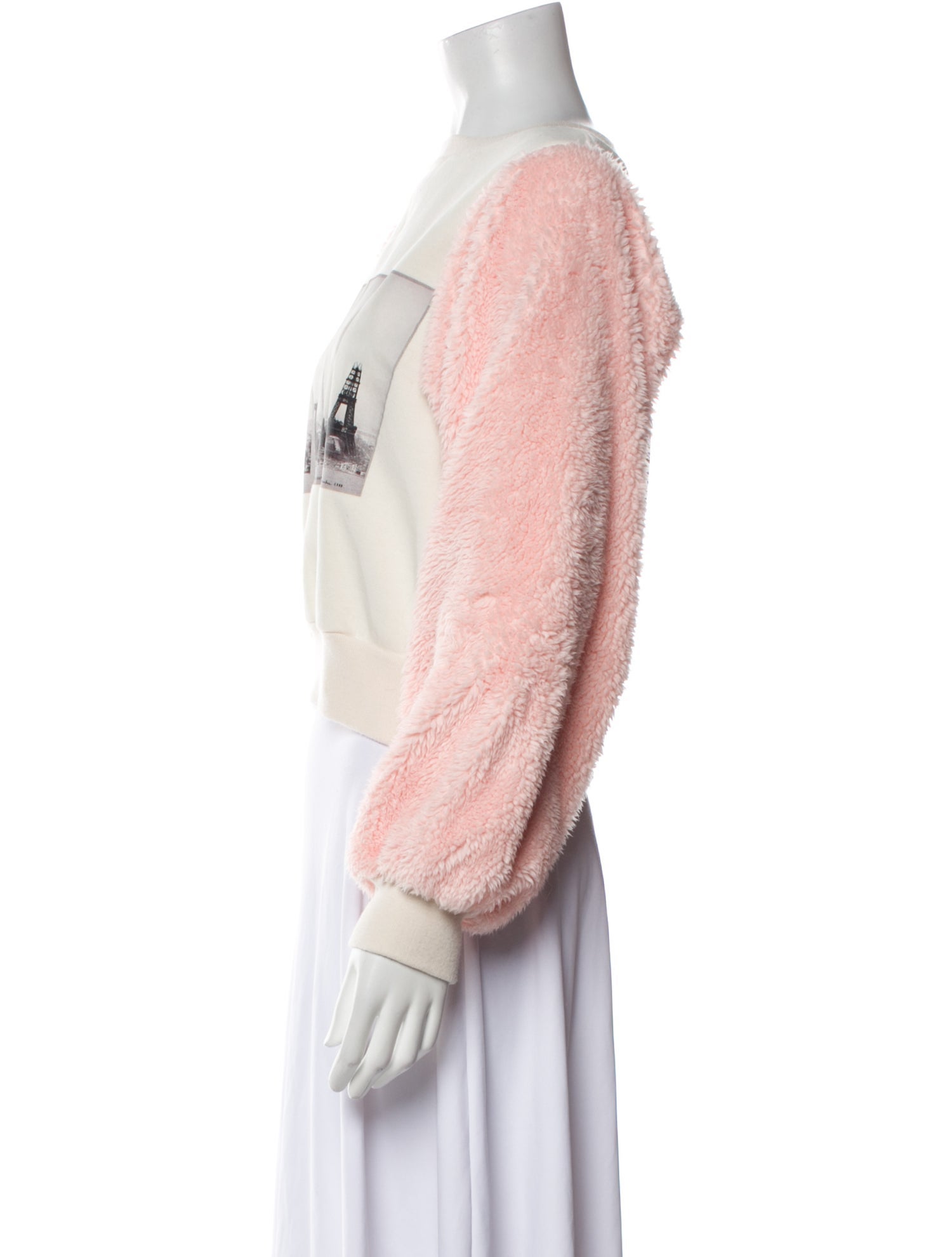 Selkie Graphic Print Bateau Neckline Sweatshirt